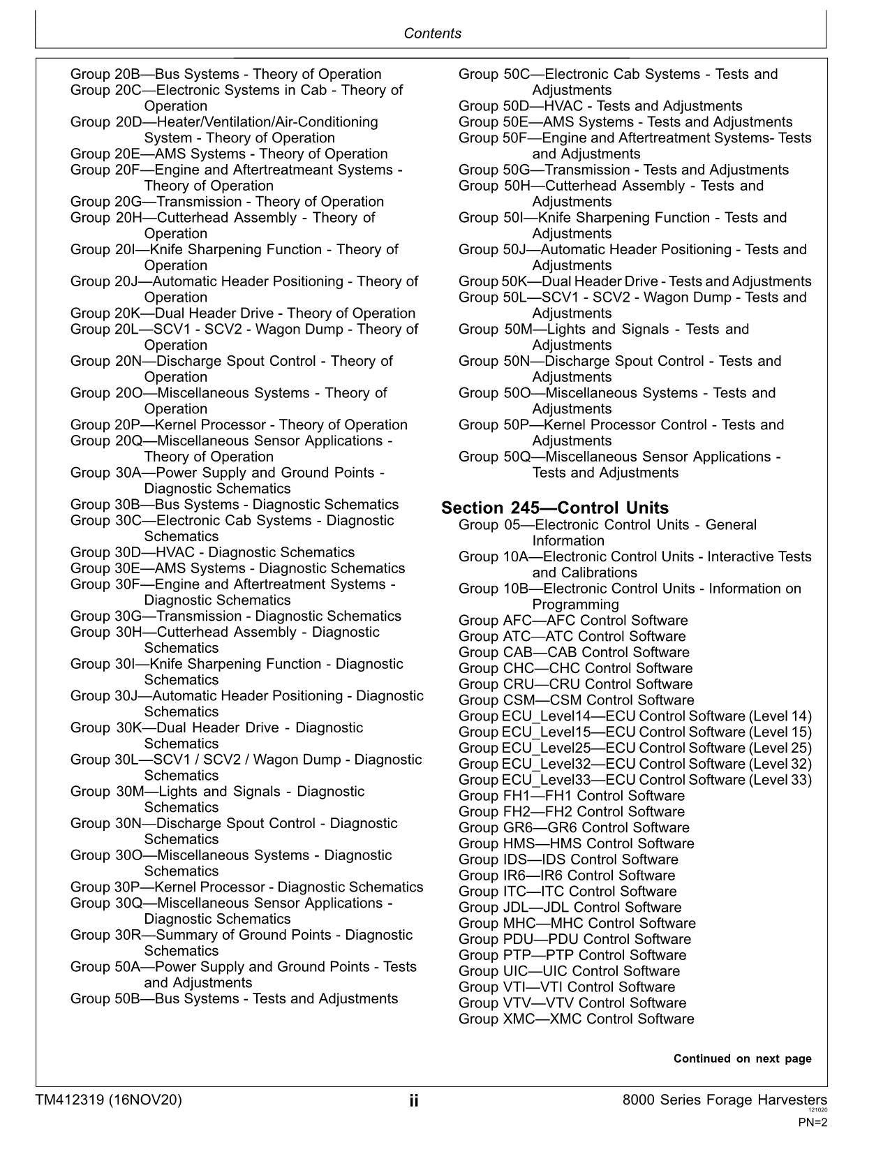 JOHN DEERE 8400 8500 8600 9600 HARVESTER DIAGNOSTIC SERVICE MANUAL