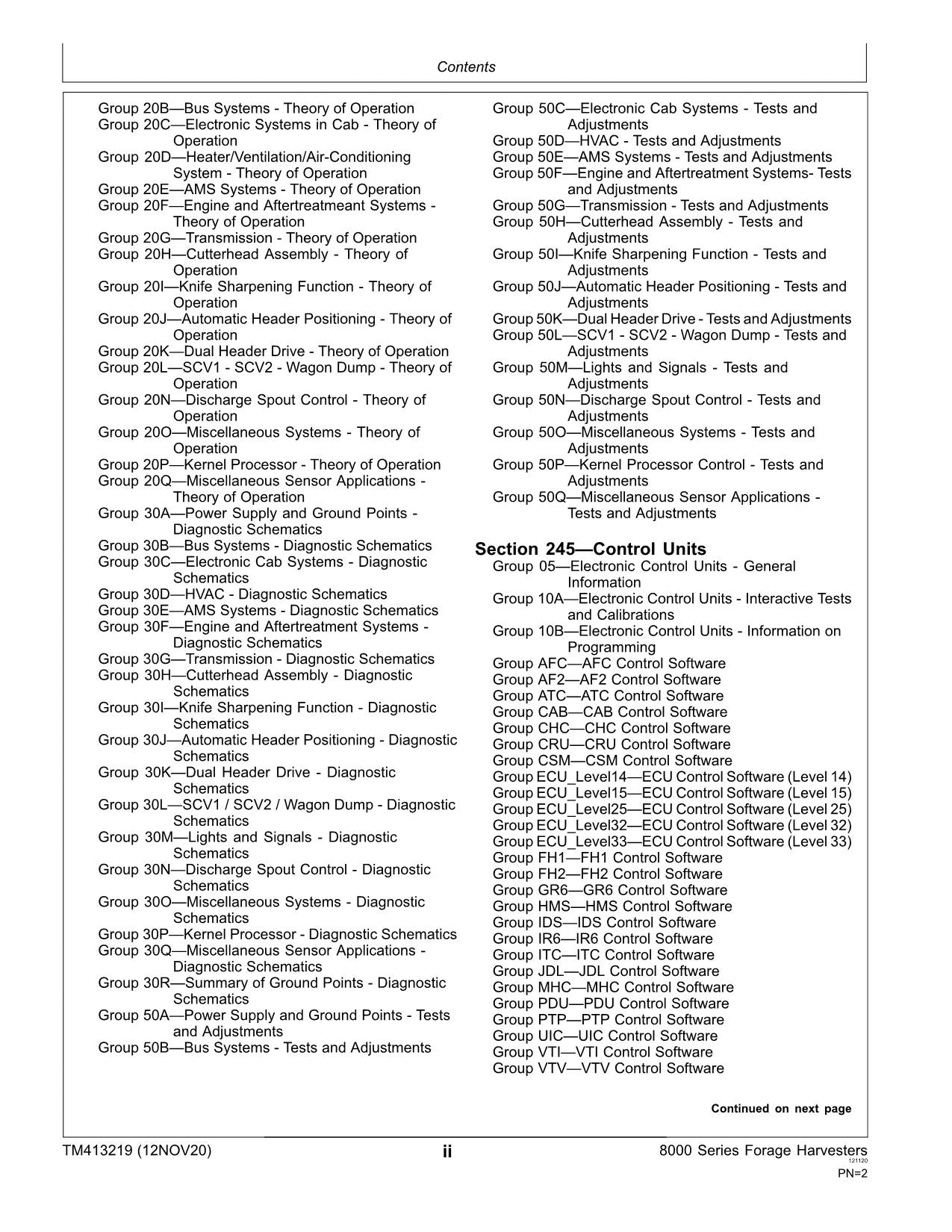 JOHN DEERE 8400 8500 8600 9600 MÄHDRESCHER DIAGNOSE-SERVICEHANDBUCH 620000-620999