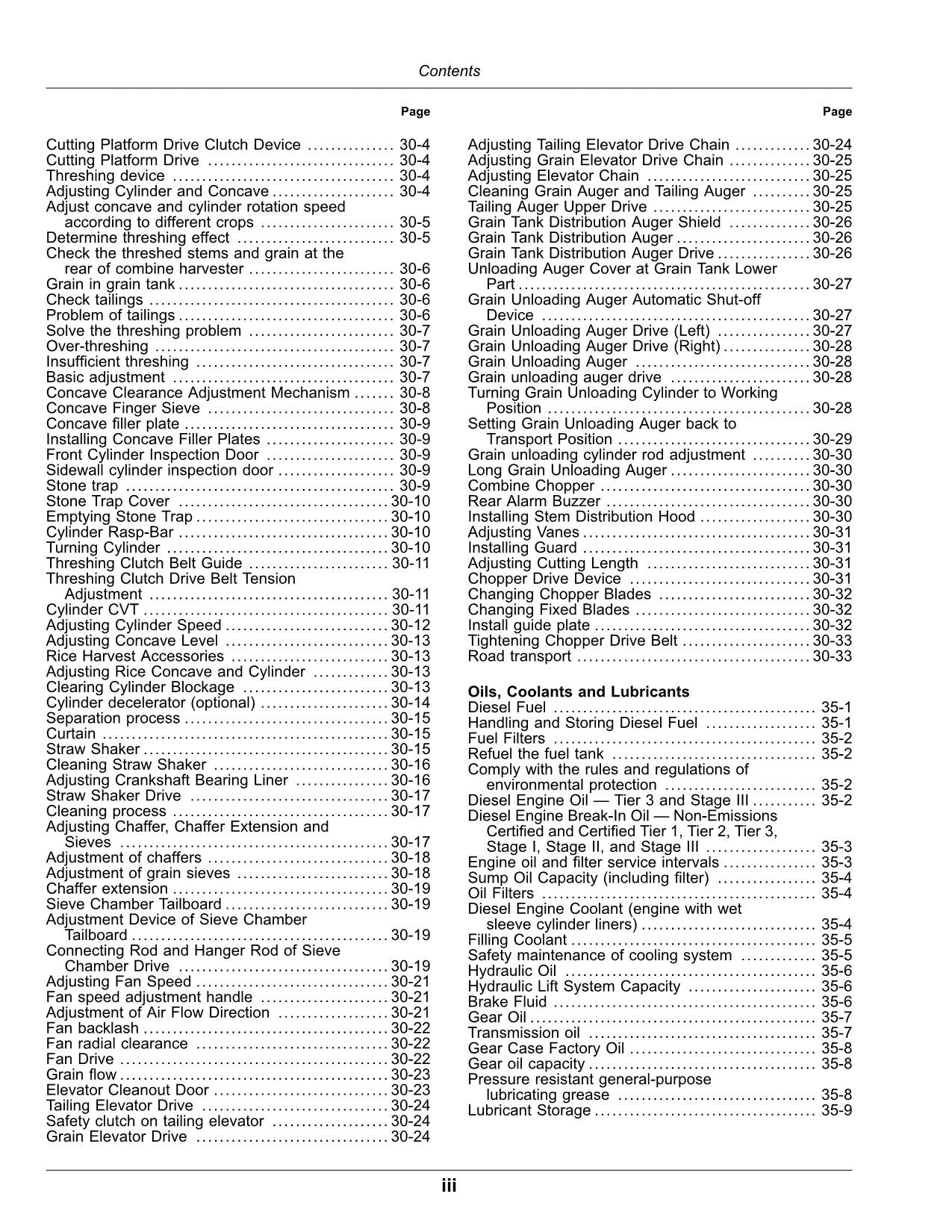 JOHN DEERE W80 MÄHDRESCHER-BETRIEBSHANDBUCH SER 010000 - ASIEN