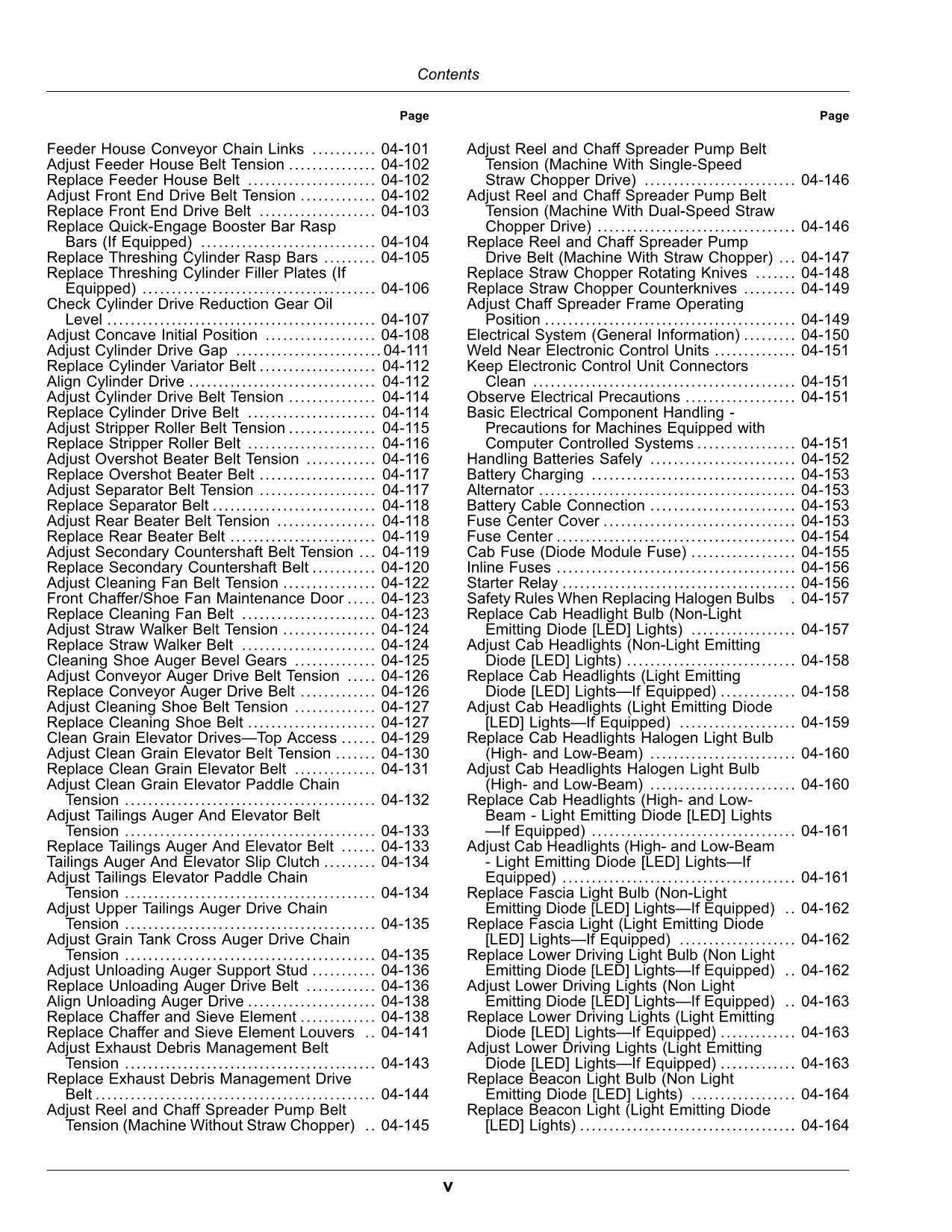 JOHN DEERE T670 MÄHDRESCHER-BETRIEBSHANDBUCH NR. 8