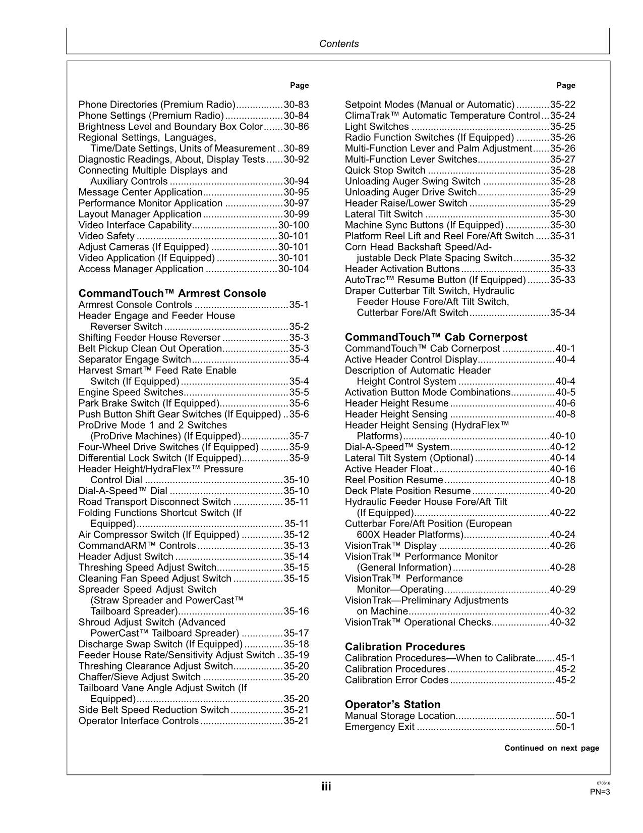 JOHN DEERE S650 S660 S670 S680 S690 MÄHDRESCHER-BETRIEBSHANDBUCH