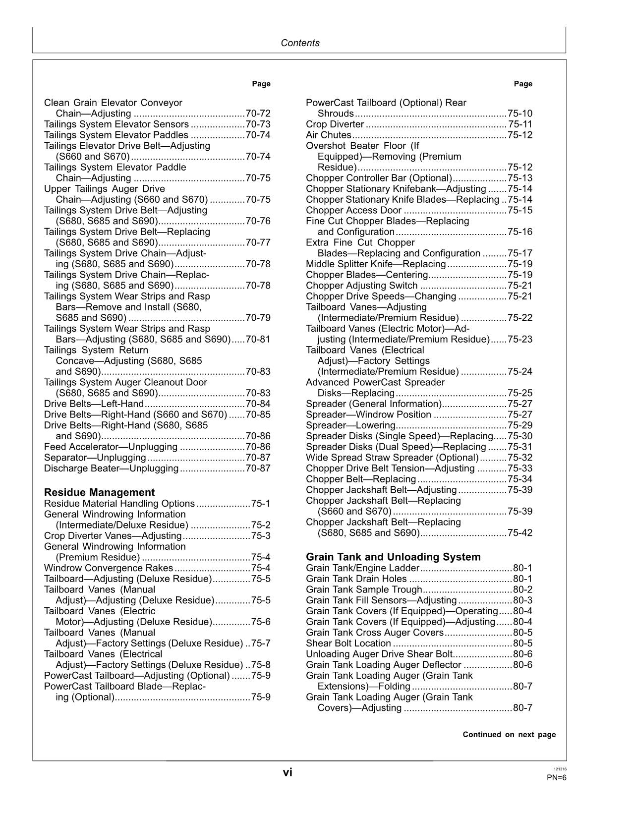 JOHN DEERE S660 S670 S680 S685 S690 MÄHDRESCHER-BETRIEBSHANDBUCH Nr. 1