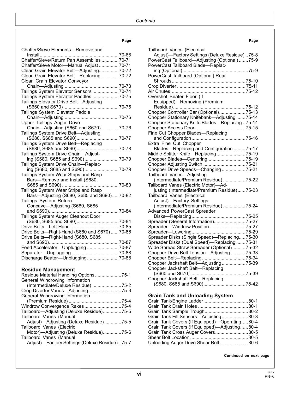 JOHN DEERE S660 S670 S680 S685 S690 Hillmaster COMBINE OPERATOR MANUAL #2