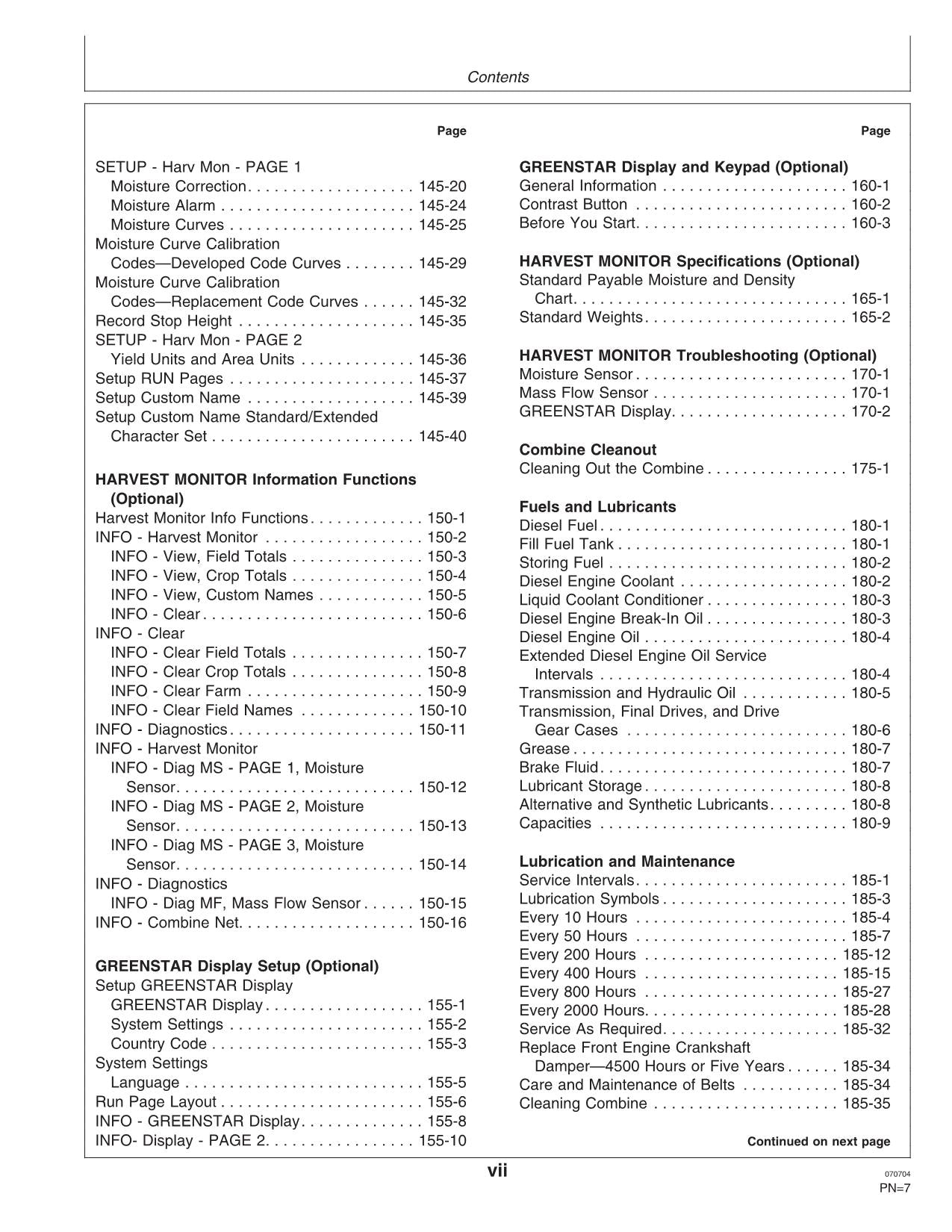 JOHN DEERE 9650 STS 9750 STS COMBINE OPERATOR MANUAL #1