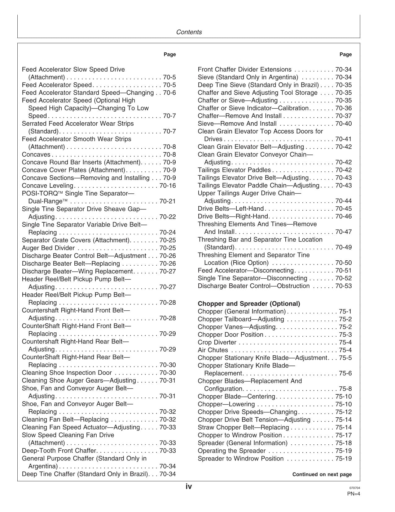 JOHN DEERE 9650 STS 9750 STS COMBINE OPERATOR MANUAL #1