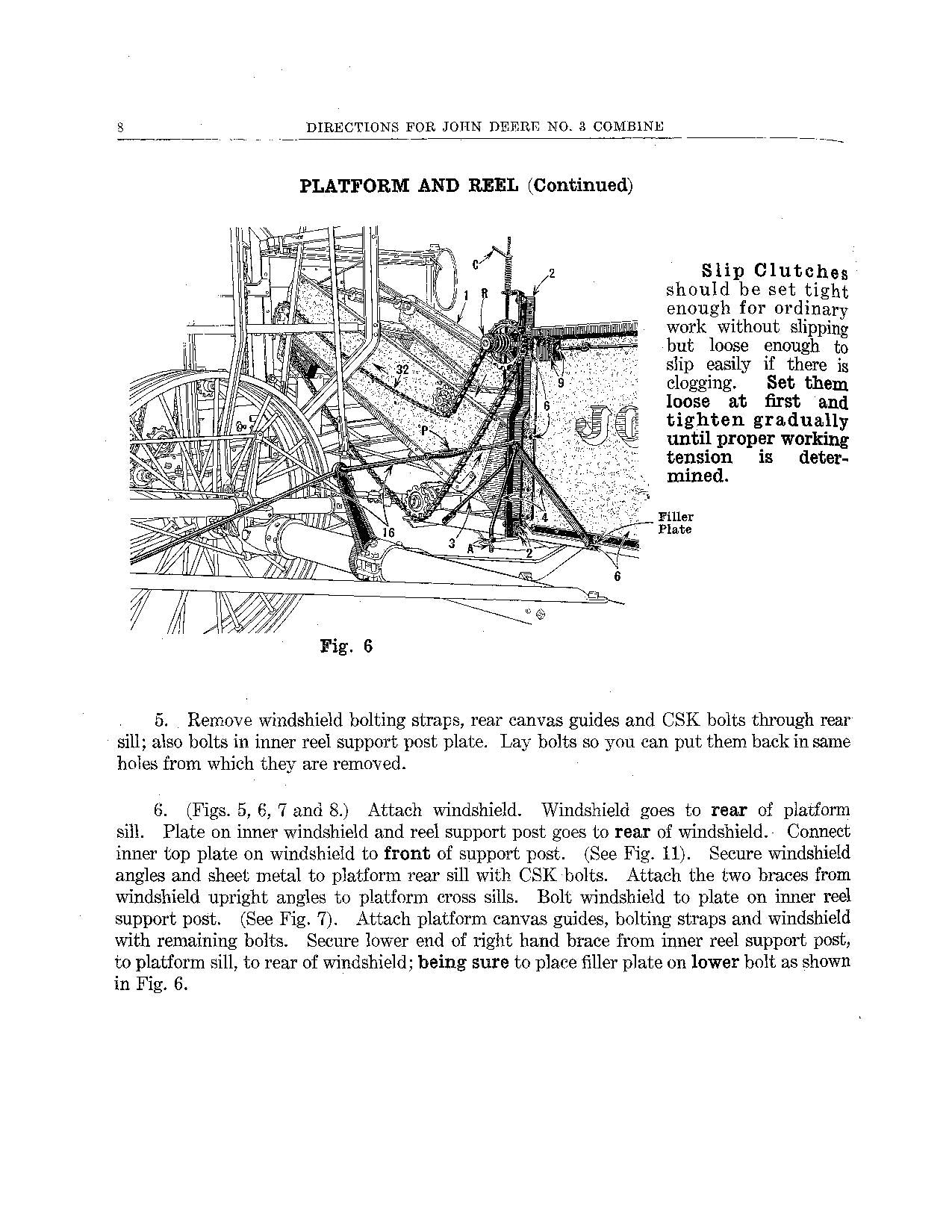 JOHN DEERE 3 COMBINE OPERATOR MANUAL