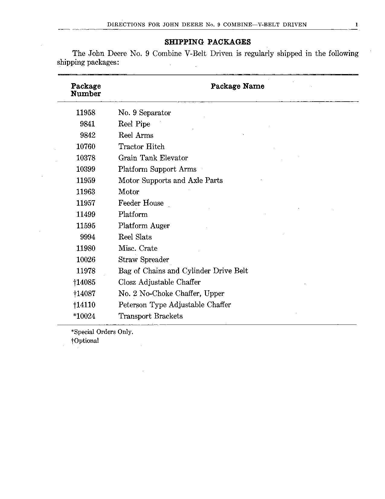 JOHN DEERE 9 COMBINE OPERATOR MANUAL