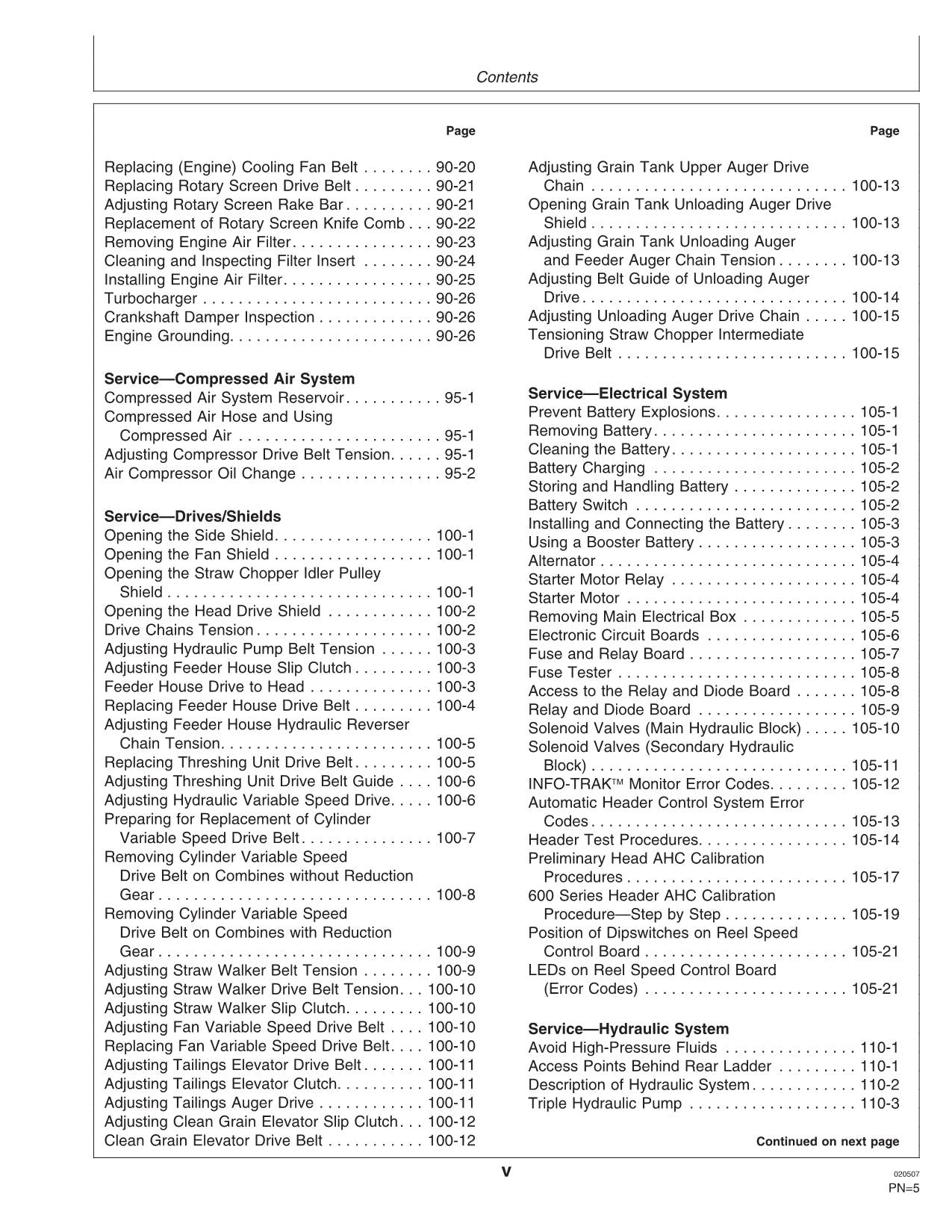 JOHN DEERE 1550 CWS 1450 CWS COMBINE OPERATOR MANUAL