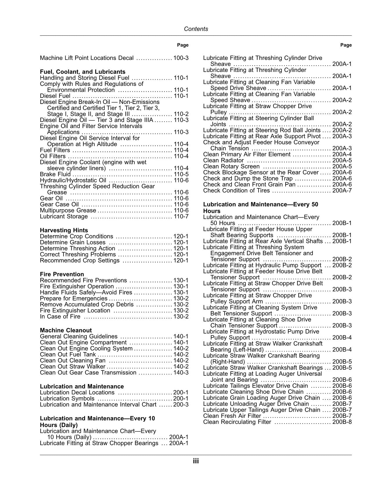 JOHN DEERE W430 COMBINE OPERATOR MANUAL