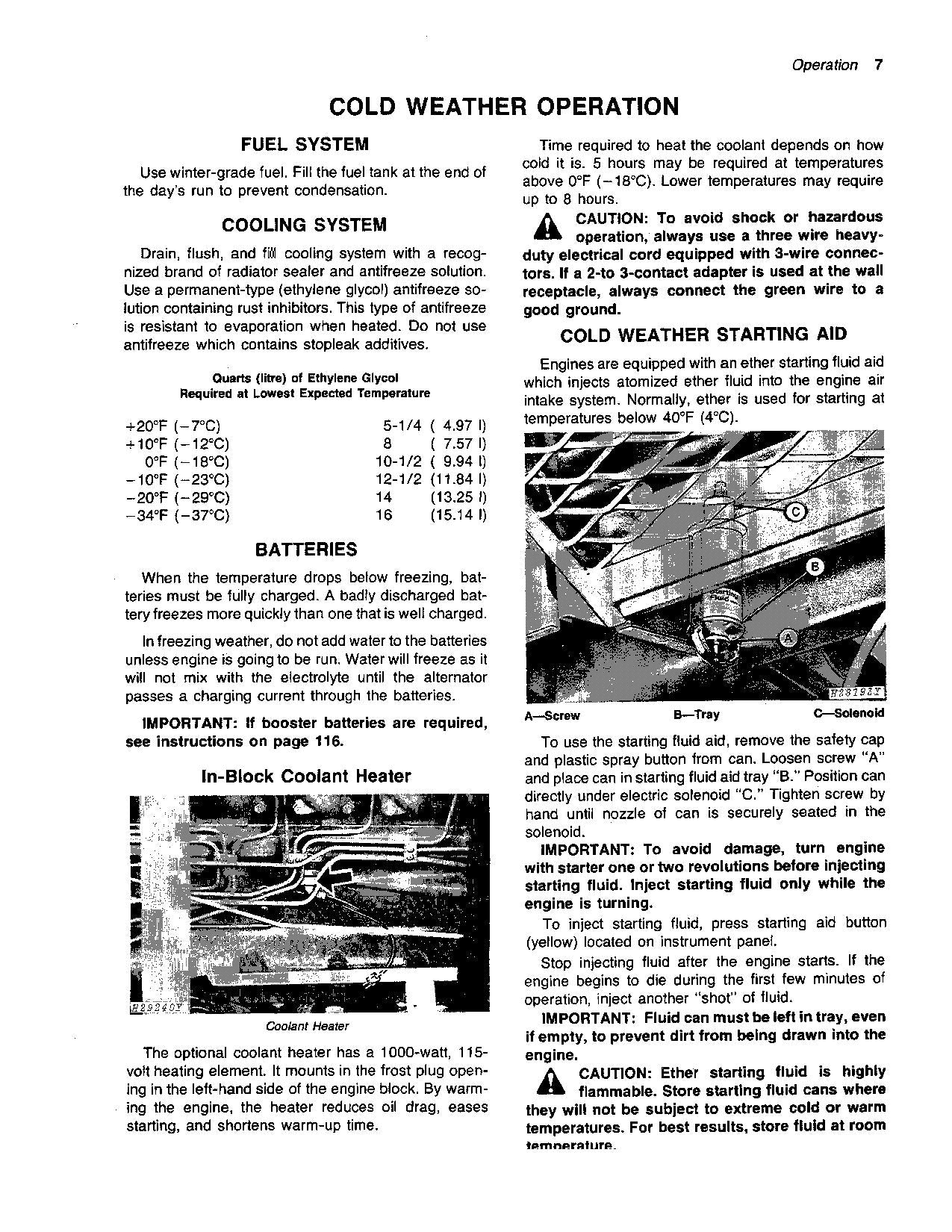 JOHN DEERE 4400 COMBINE OPERATOR MANUAL #1