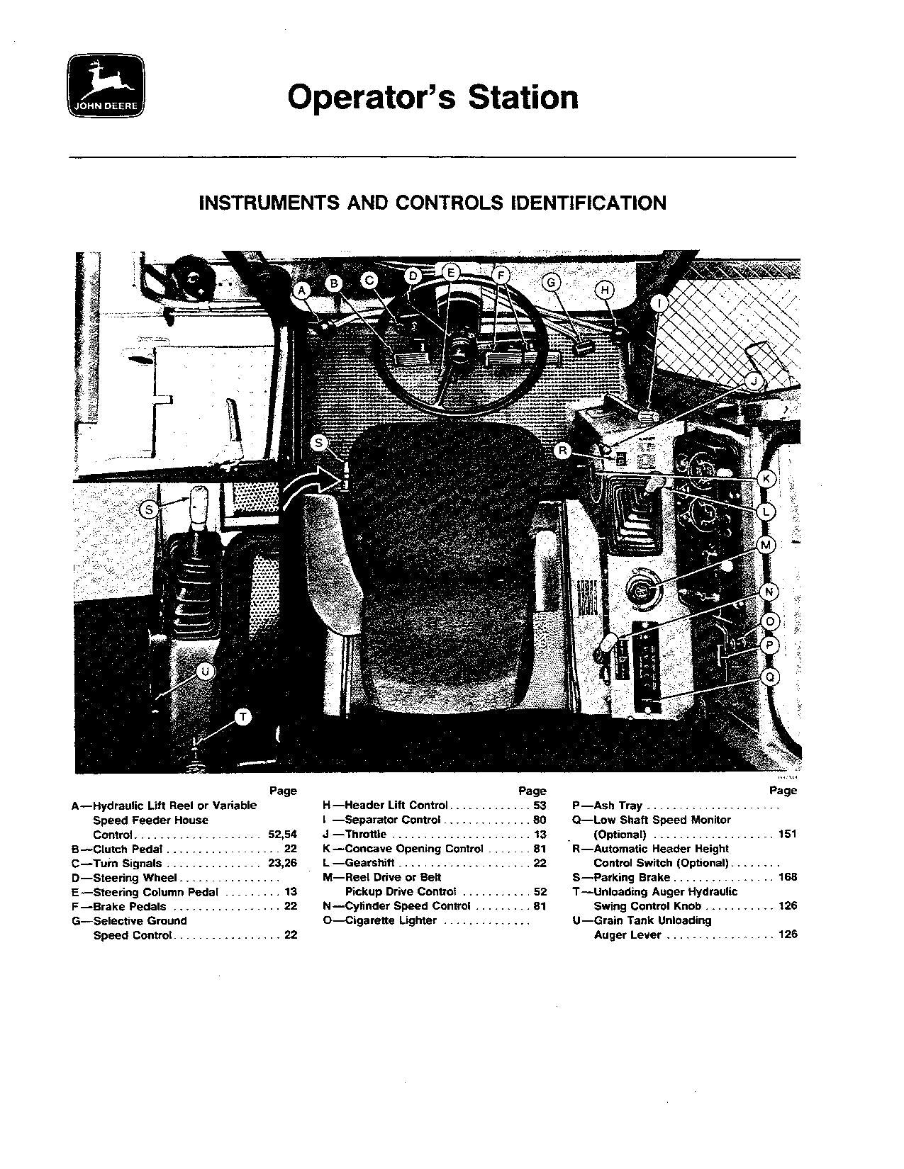 MANUEL D'UTILISATION DE LA MOISSONNEUSE-BATTEUSE JOHN DEERE 4420 #1