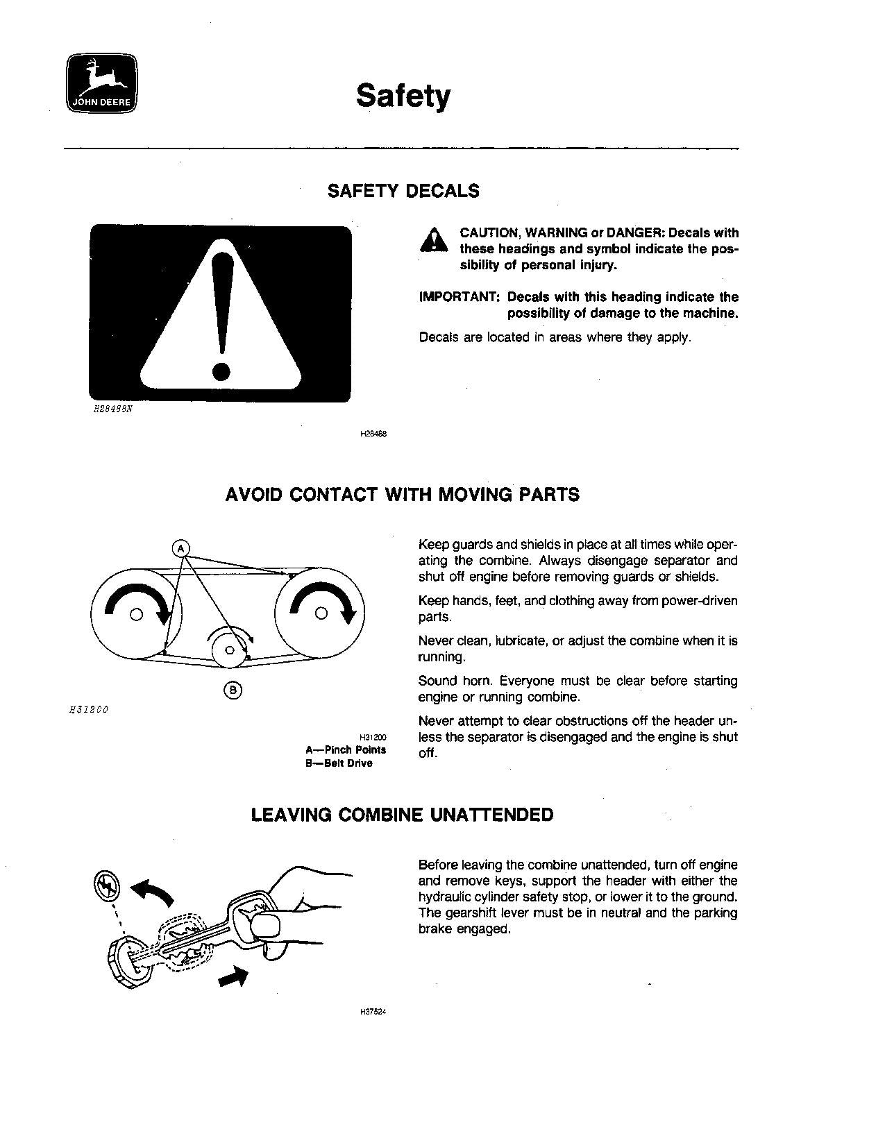 JOHN DEERE 4420 MÄHDRESCHER-BETRIEBSHANDBUCH Nr. 3