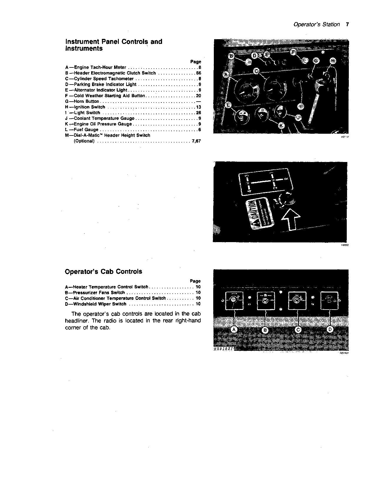 JOHN DEERE 4420 MÄHDRESCHER-BETRIEBSHANDBUCH Nr. 3