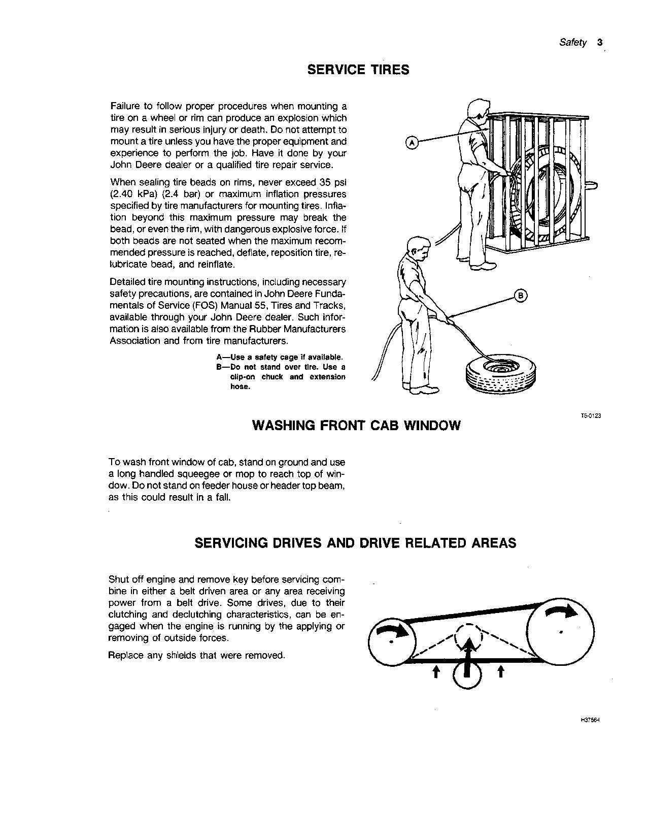 JOHN DEERE 4420 MÄHDRESCHER-BETRIEBSHANDBUCH Nr. 3