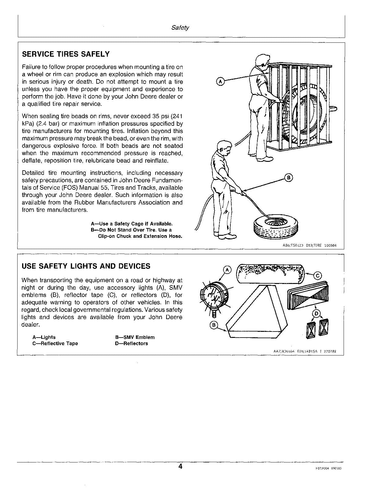 JOHN DEERE 25 COMBINE OPERATOR MANUAL #3