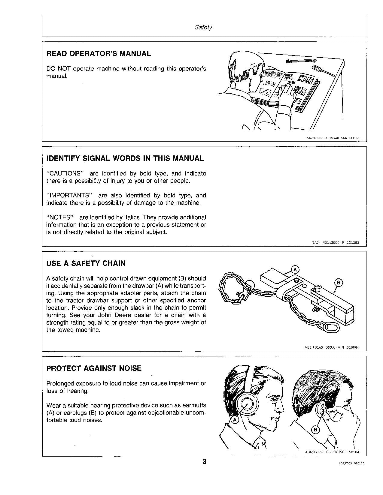 JOHN DEERE 25 COMBINE OPERATOR MANUAL #3