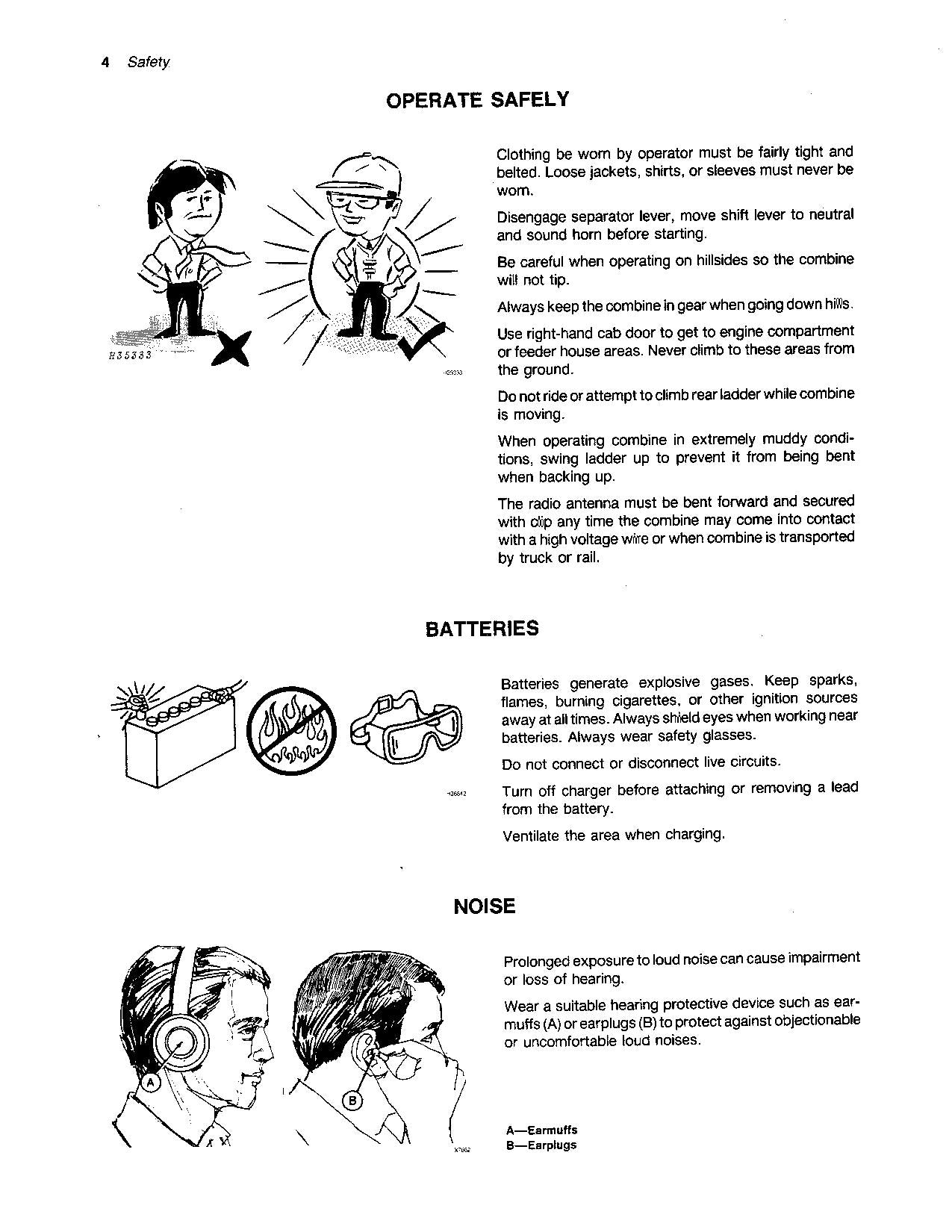 JOHN DEERE 4420 COMBINE OPERATOR MANUAL #4