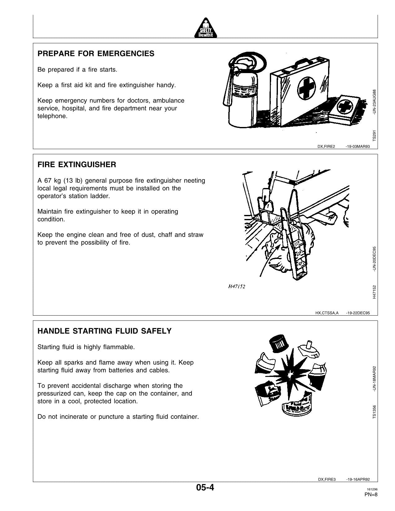 JOHN DEERE CTS CTS II COMBINE OPERATOR MANUAL