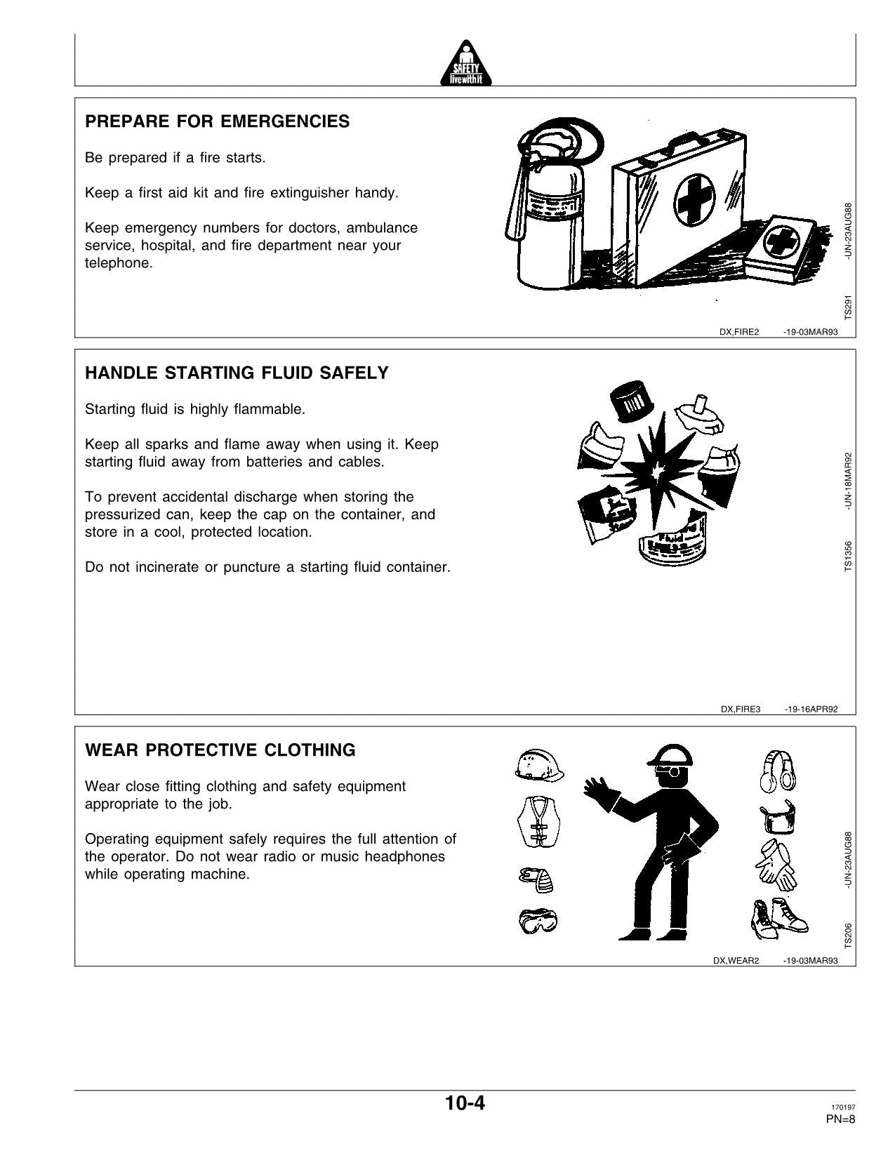 JOHN DEERE CTS COMBINE OPERATOR MANUAL #2