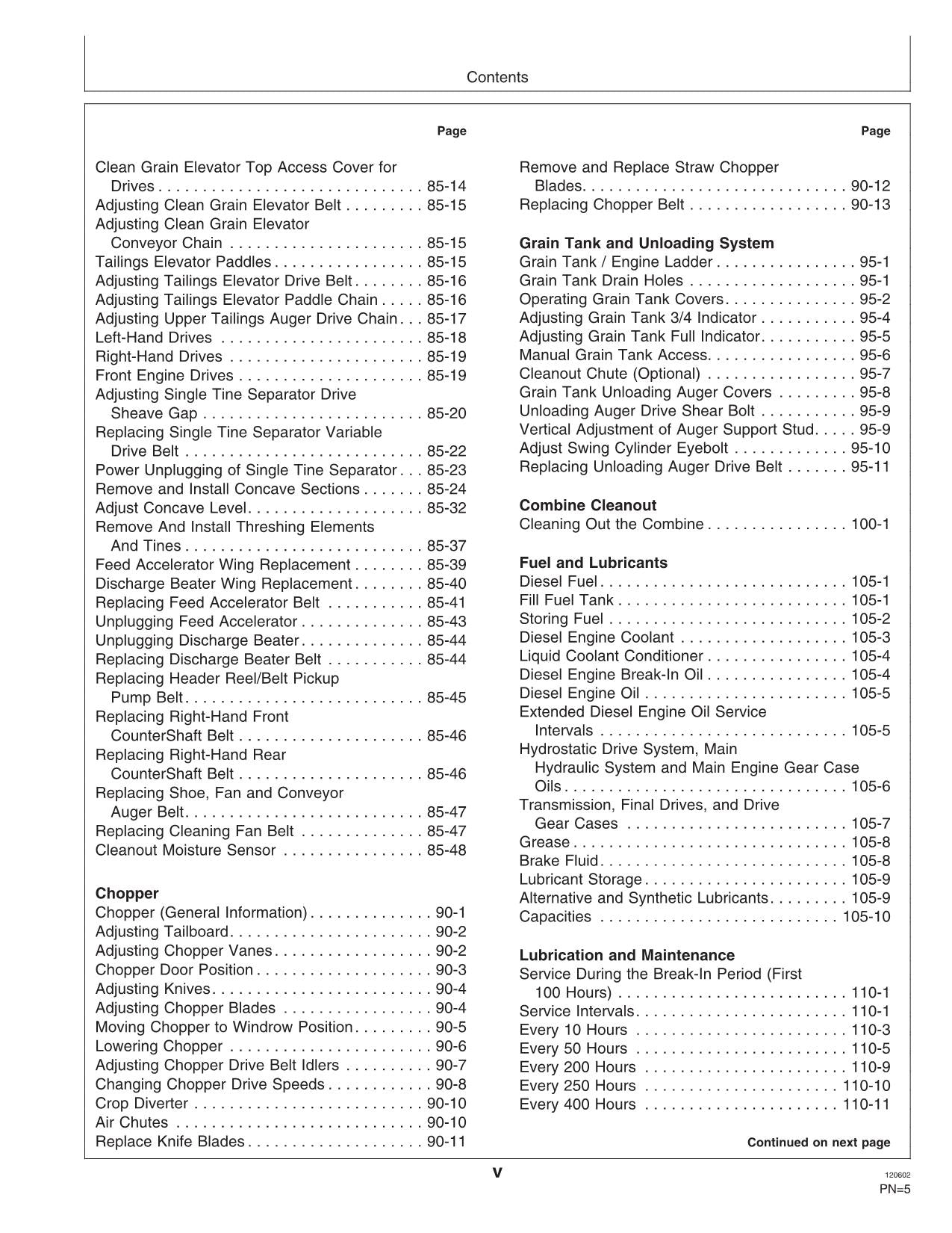 JOHN DEERE 9880 STS COMBINE OPERATOR MANUAL #2