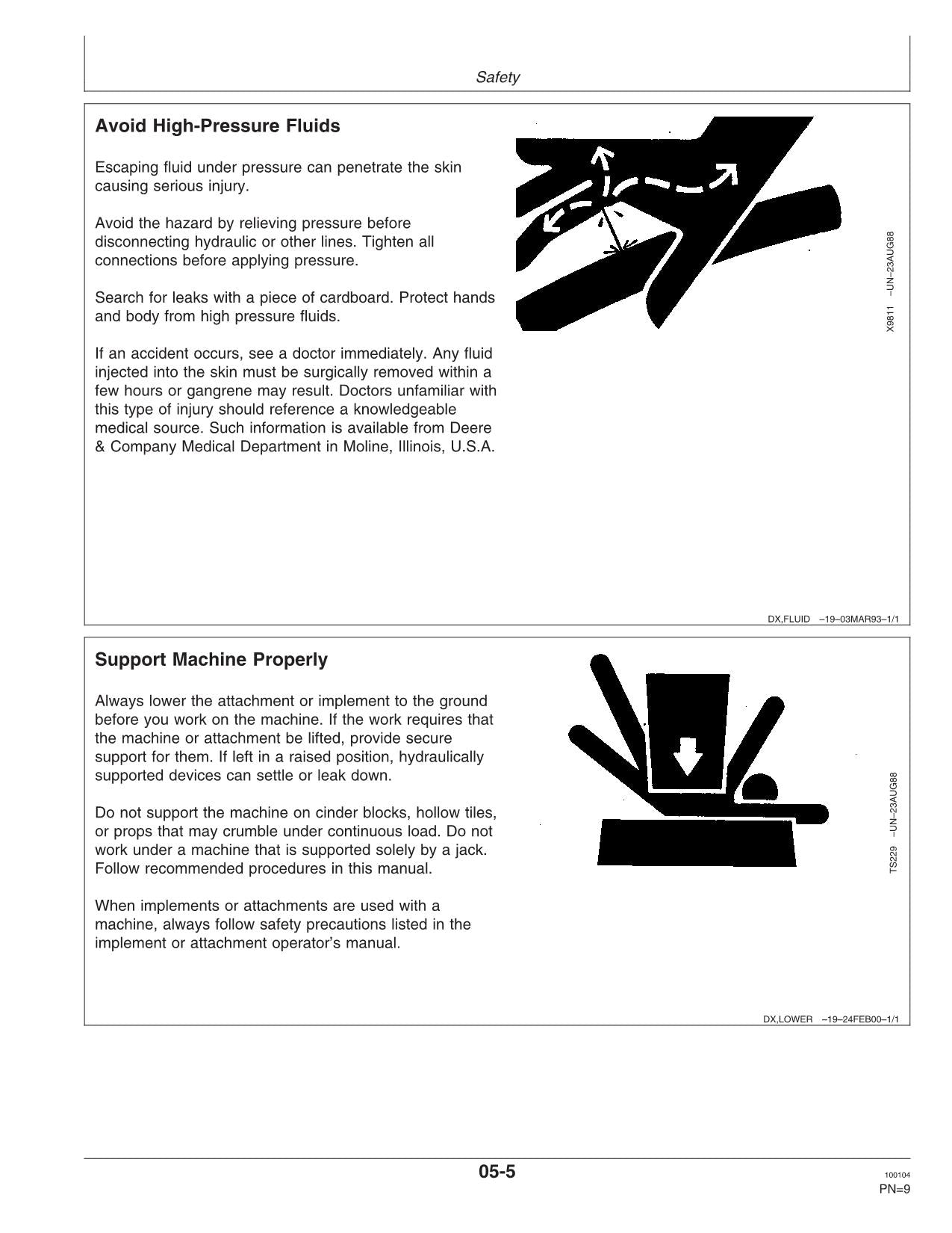 JOHN DEERE 9550 9450 9650 9650 STS COMBINE OPERATOR MANUAL