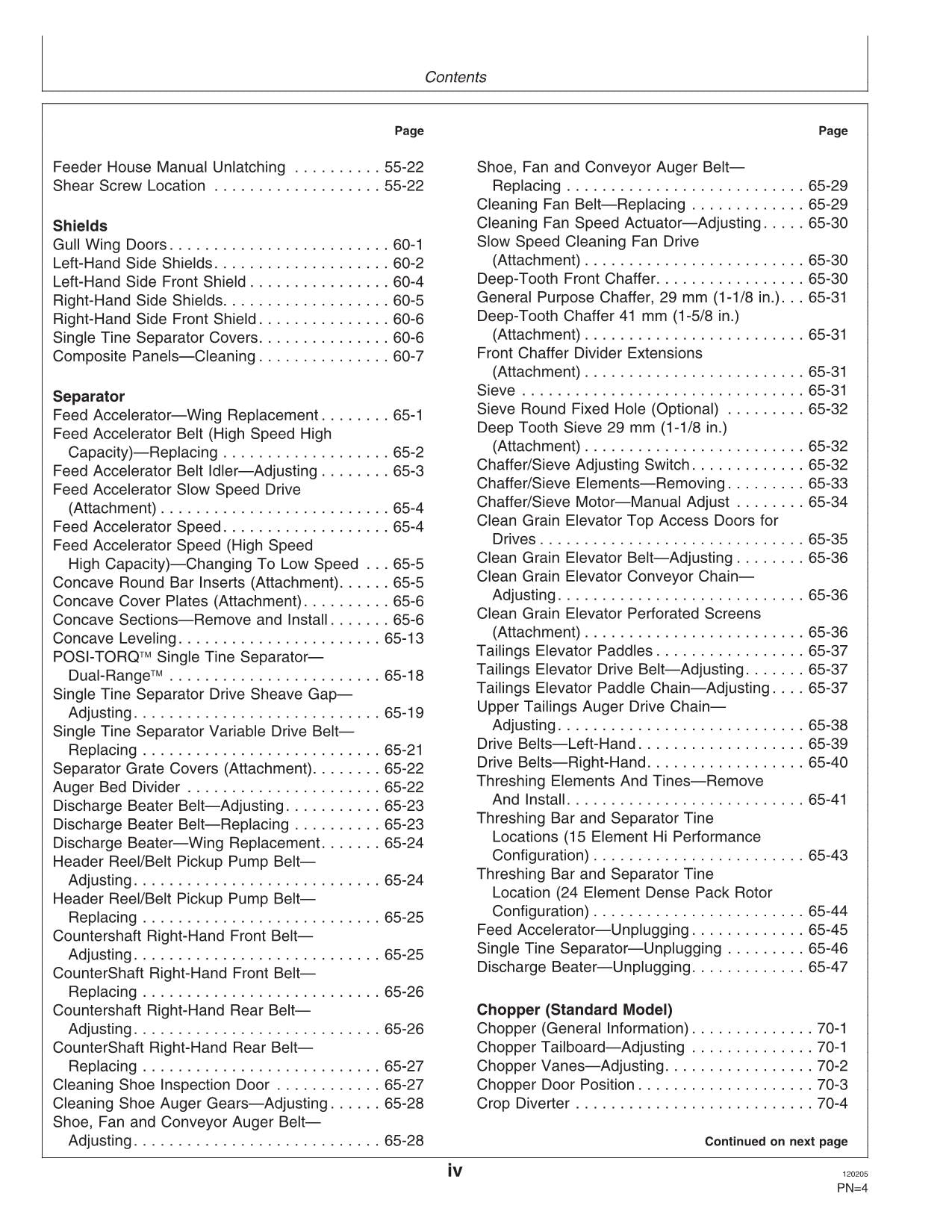 JOHN DEERE 9880i STS MÄHDRESCHER-BETRIEBSHANDBUCH Nr. 1