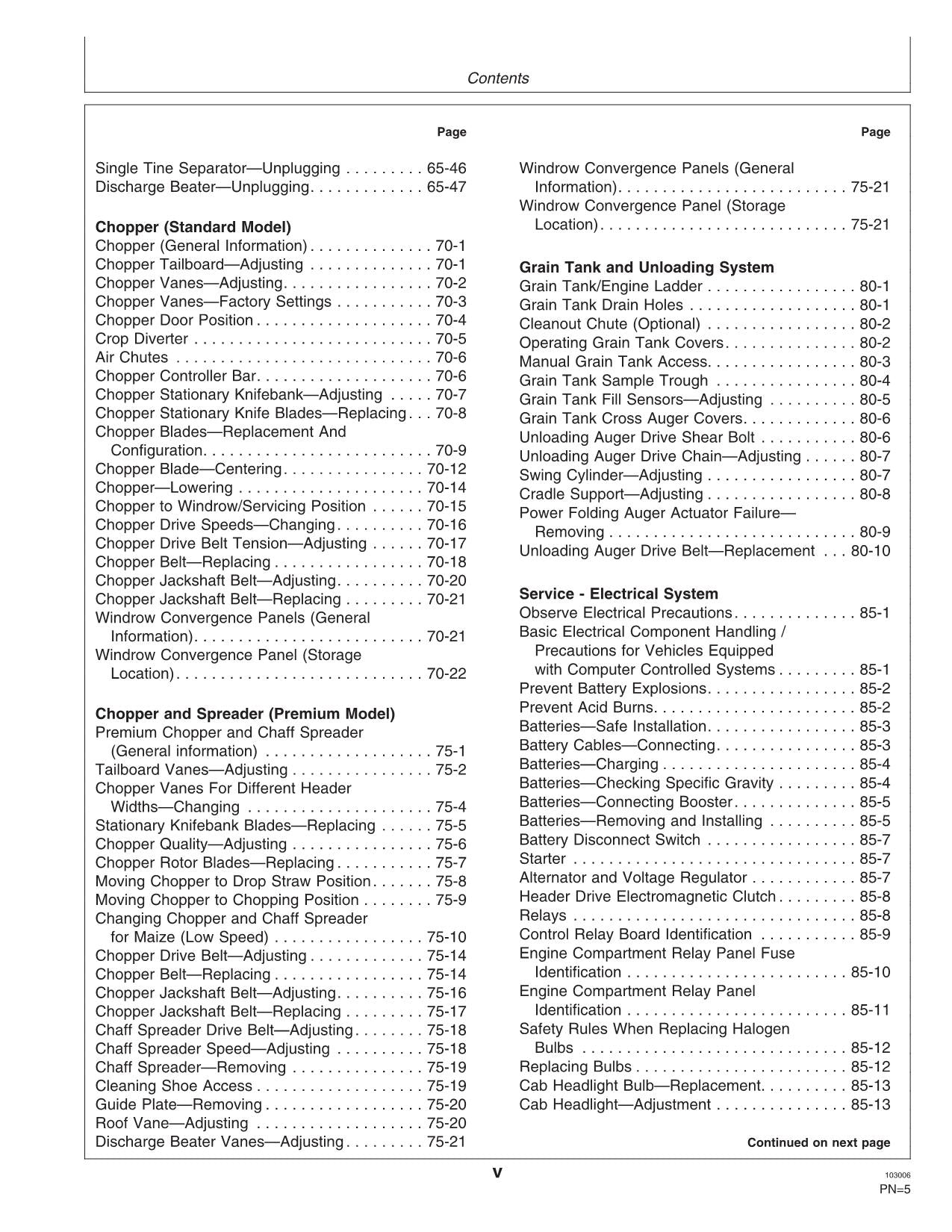 JOHN DEERE 9880i STS MÄHDRESCHER-BETRIEBSHANDBUCH Nr. 4