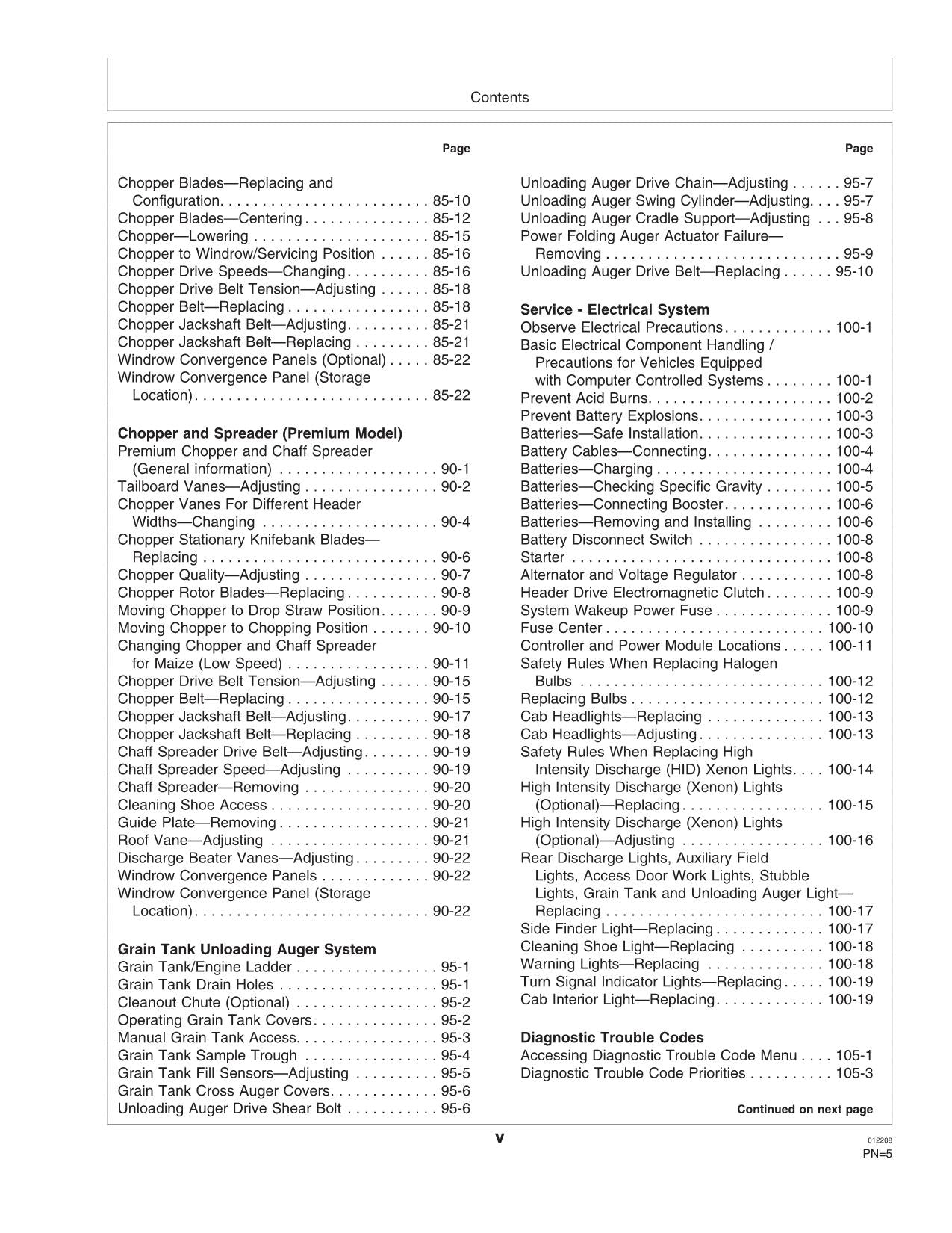 JOHN DEERE S690 COMBINE OPERATOR MANUAL #1