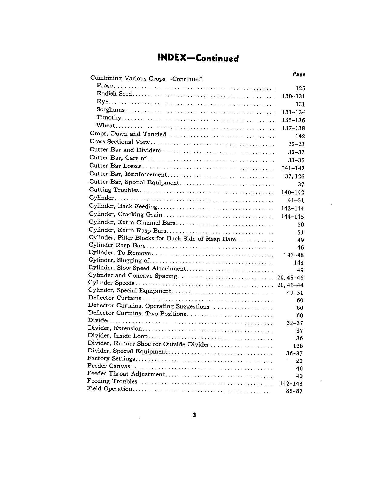 JOHN DEERE 12-A COMBINE OPERATOR MANUAL #1