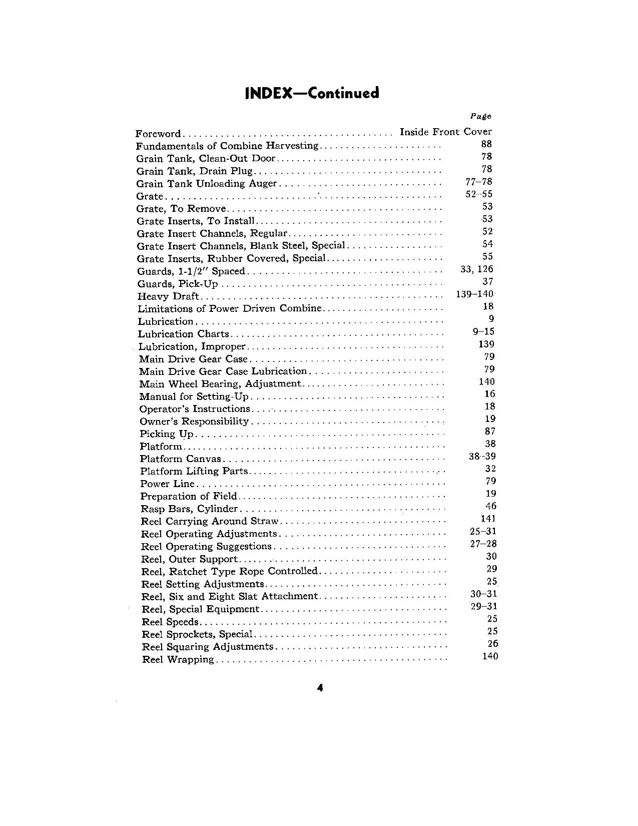 JOHN DEERE 12-A MÄHDRESCHER-BETRIEBSHANDBUCH Nr. 1