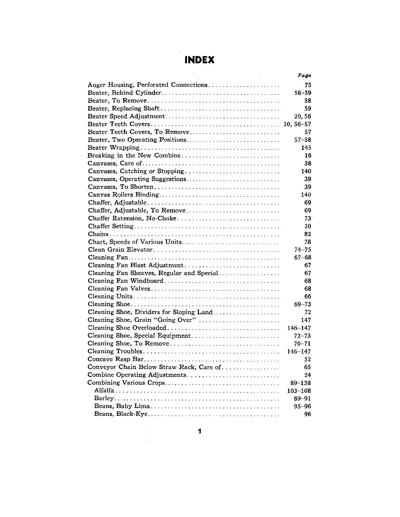 JOHN DEERE 12-A MÄHDRESCHER-BETRIEBSHANDBUCH Nr. 1