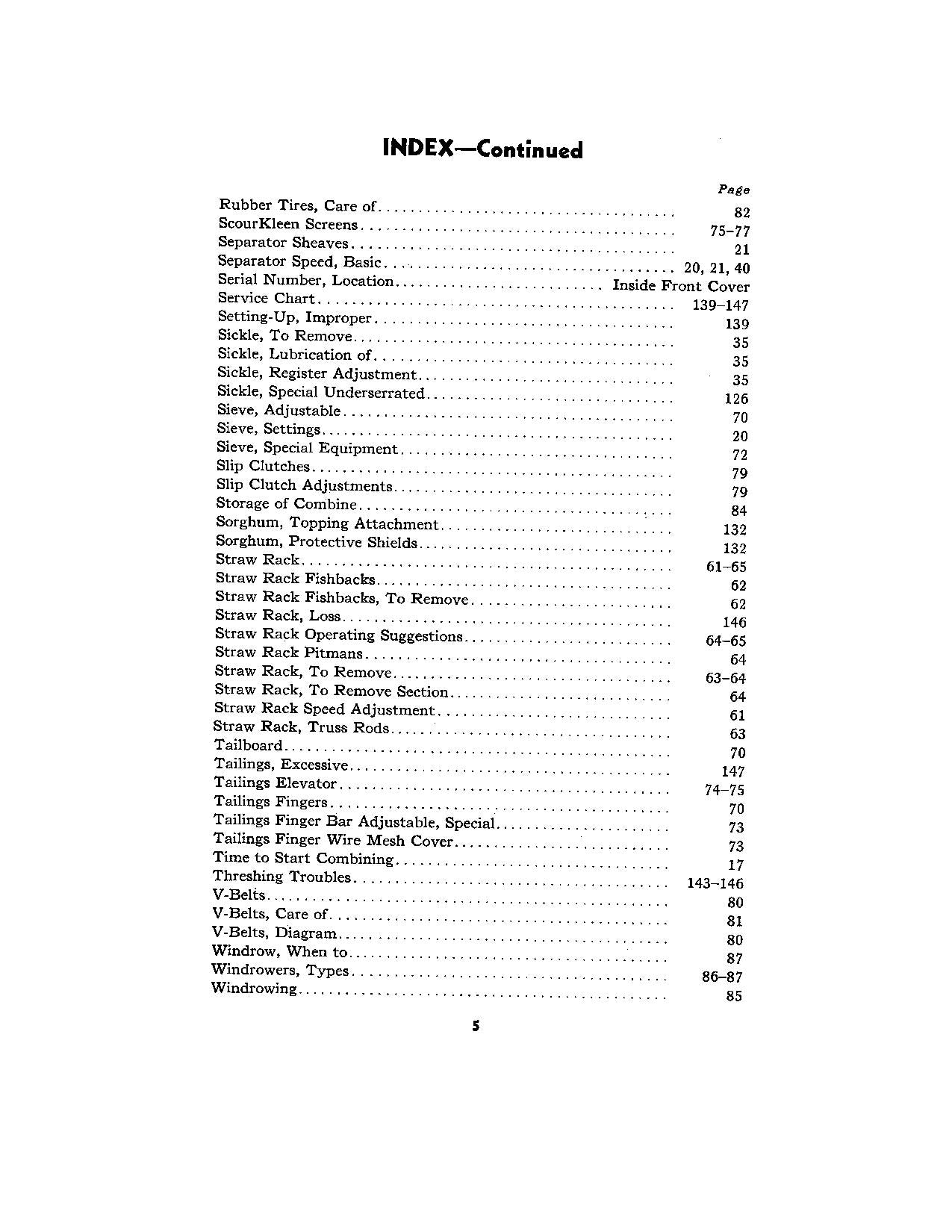 JOHN DEERE 12-A COMBINE OPERATOR MANUAL #1