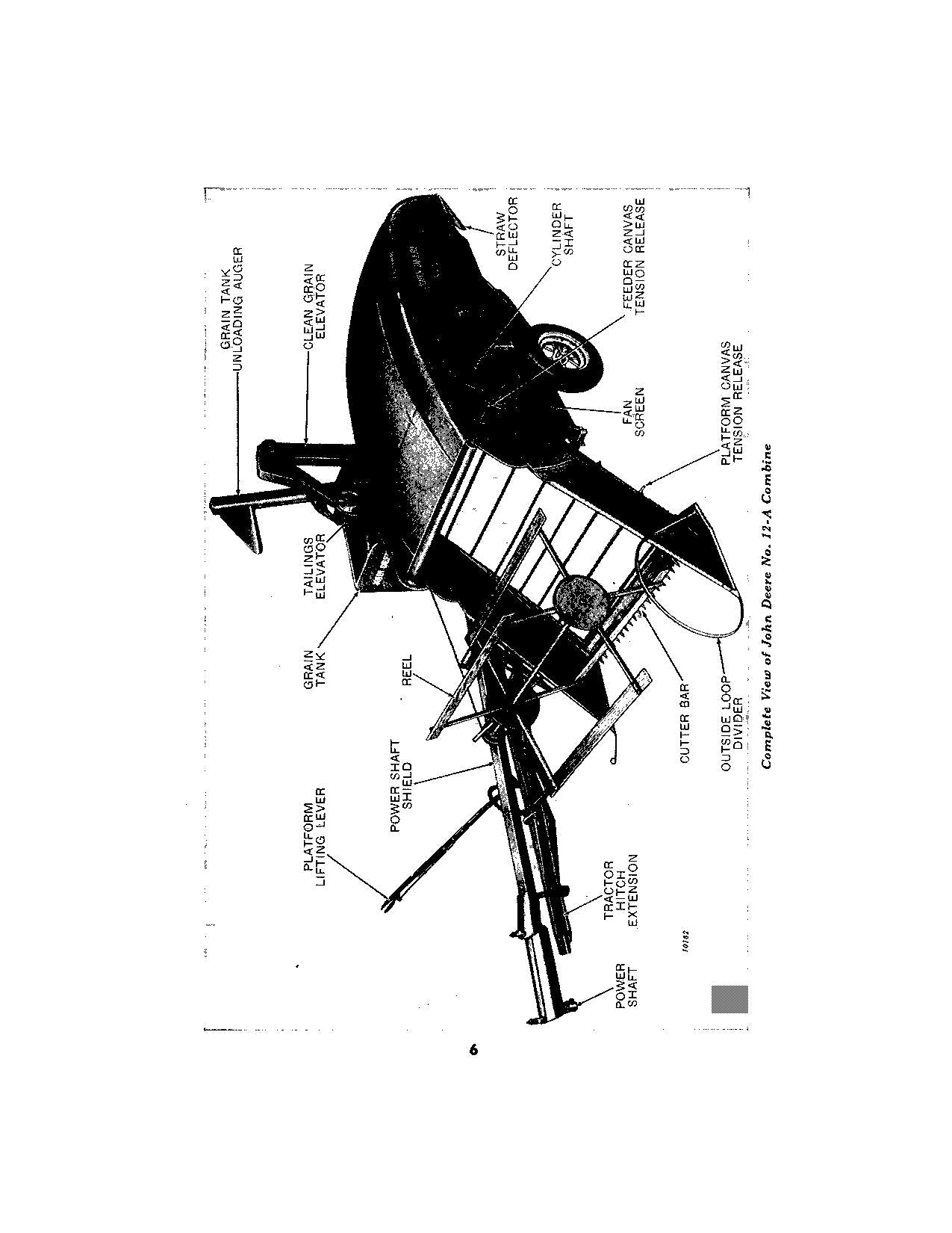 JOHN DEERE 12-A COMBINE OPERATOR MANUAL #3