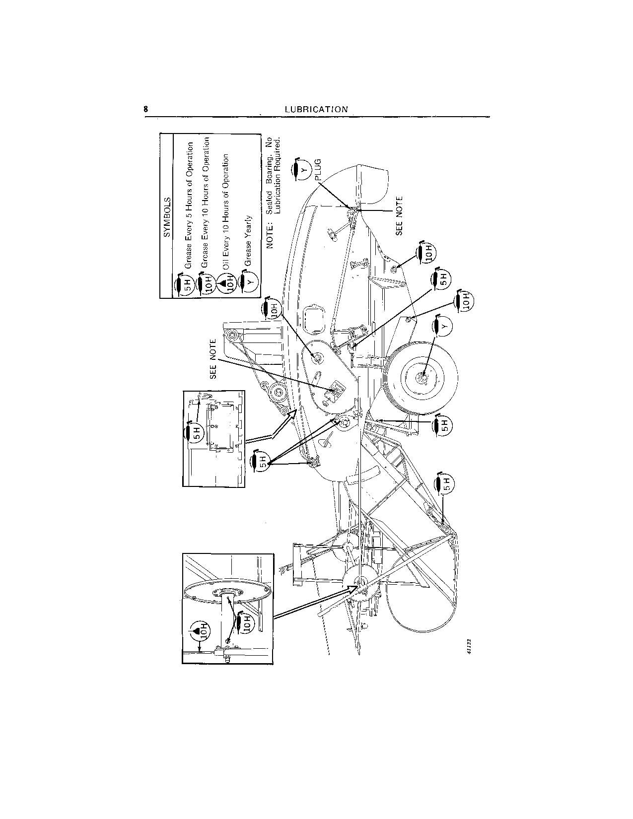 JOHN DEERE 25 COMBINE OPERATOR MANUAL #5