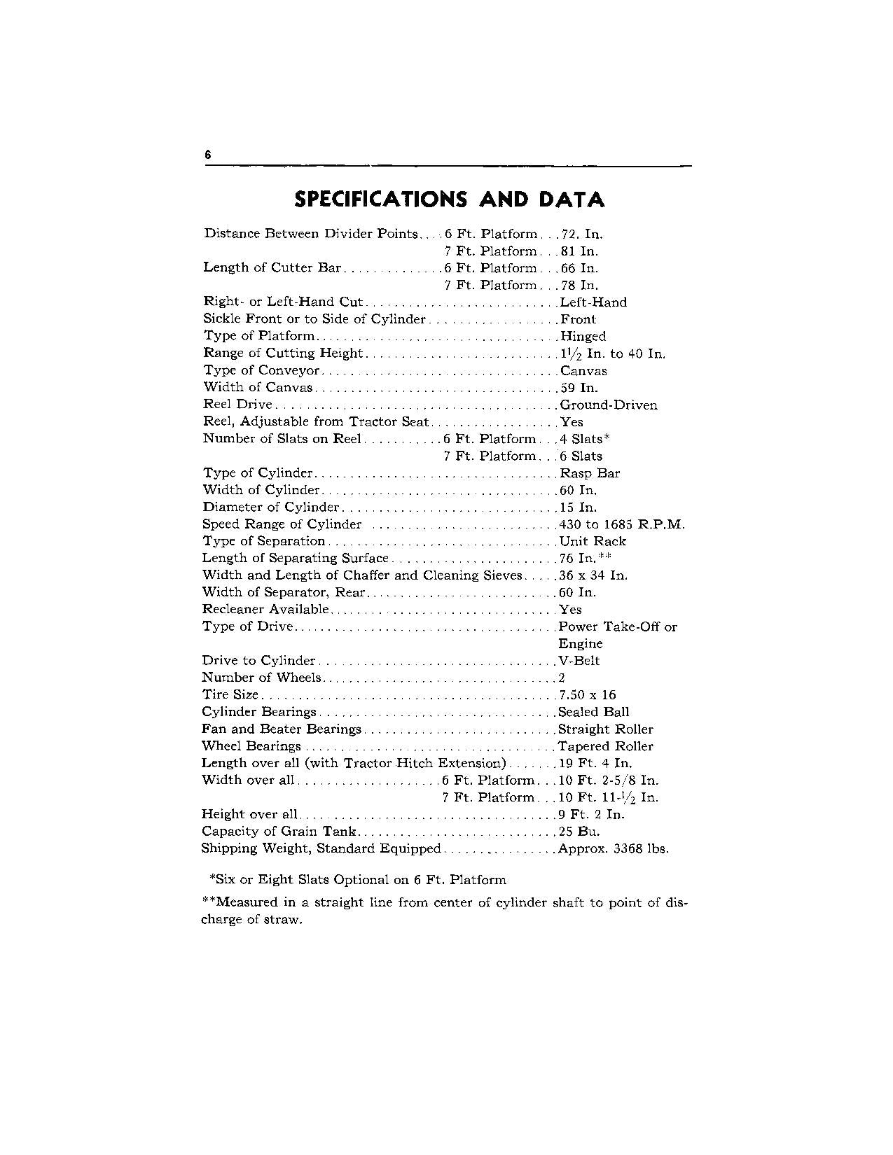 JOHN DEERE 25 COMBINE OPERATOR MANUAL #5