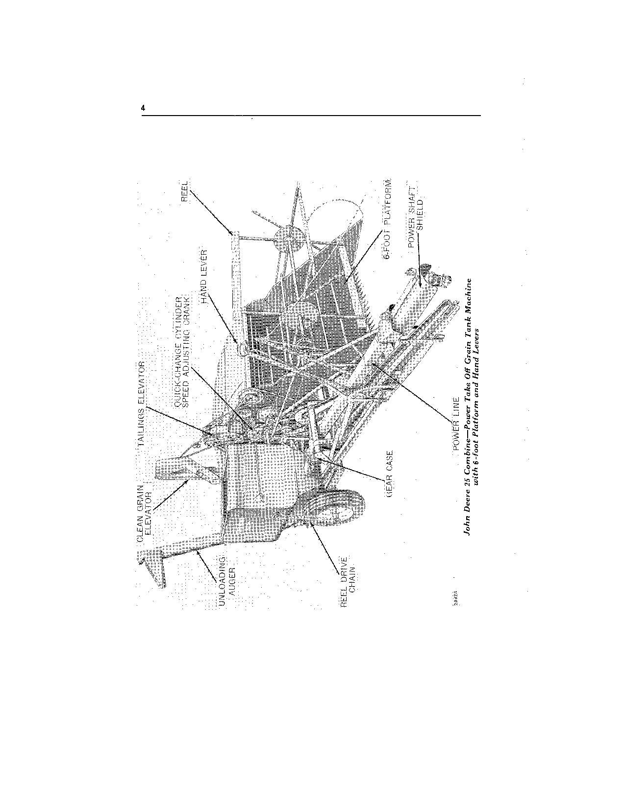 JOHN DEERE 25 MÄHDRESCHER-BETRIEBSHANDBUCH Nr. 5