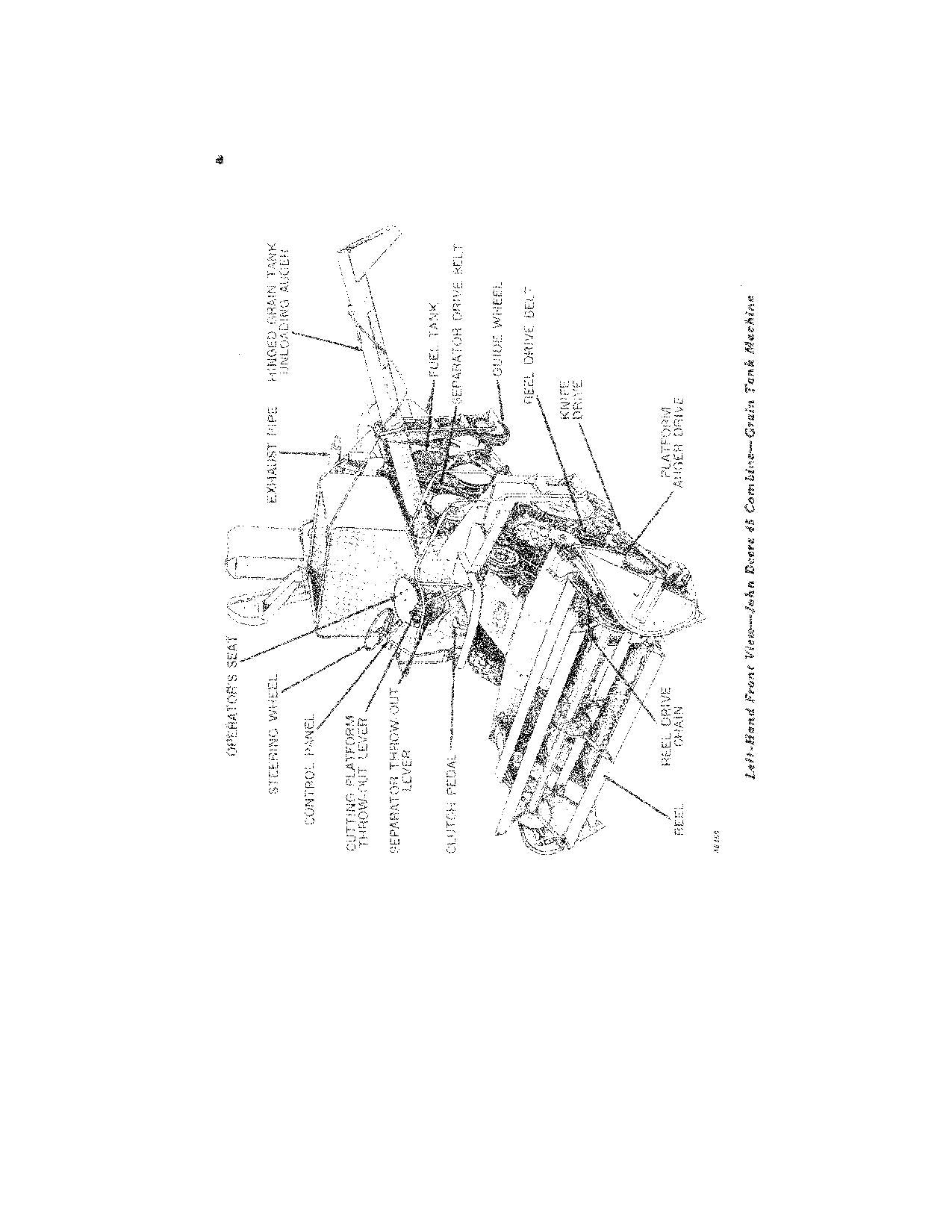 JOHN DEERE 45 COMBINE OPERATOR MANUAL #2