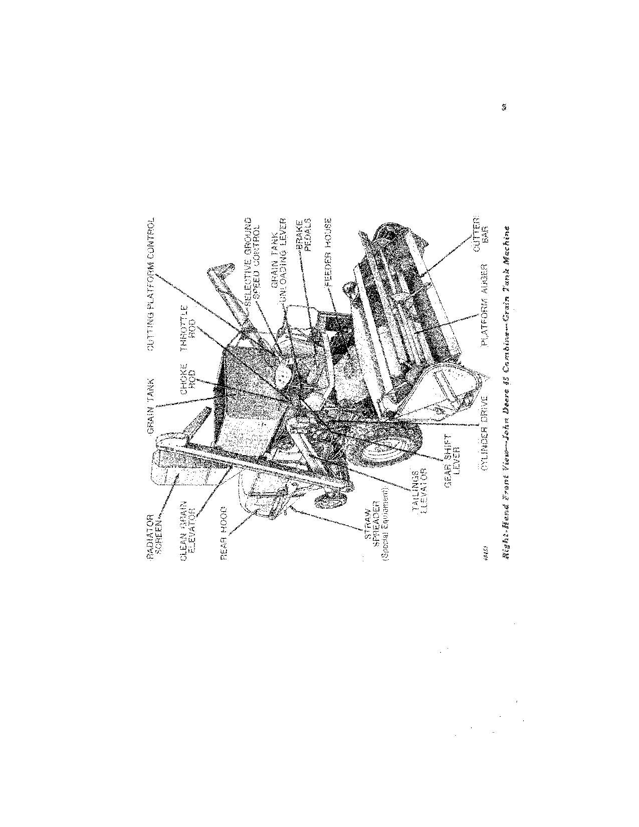 JOHN DEERE 45 COMBINE OPERATOR MANUAL #2