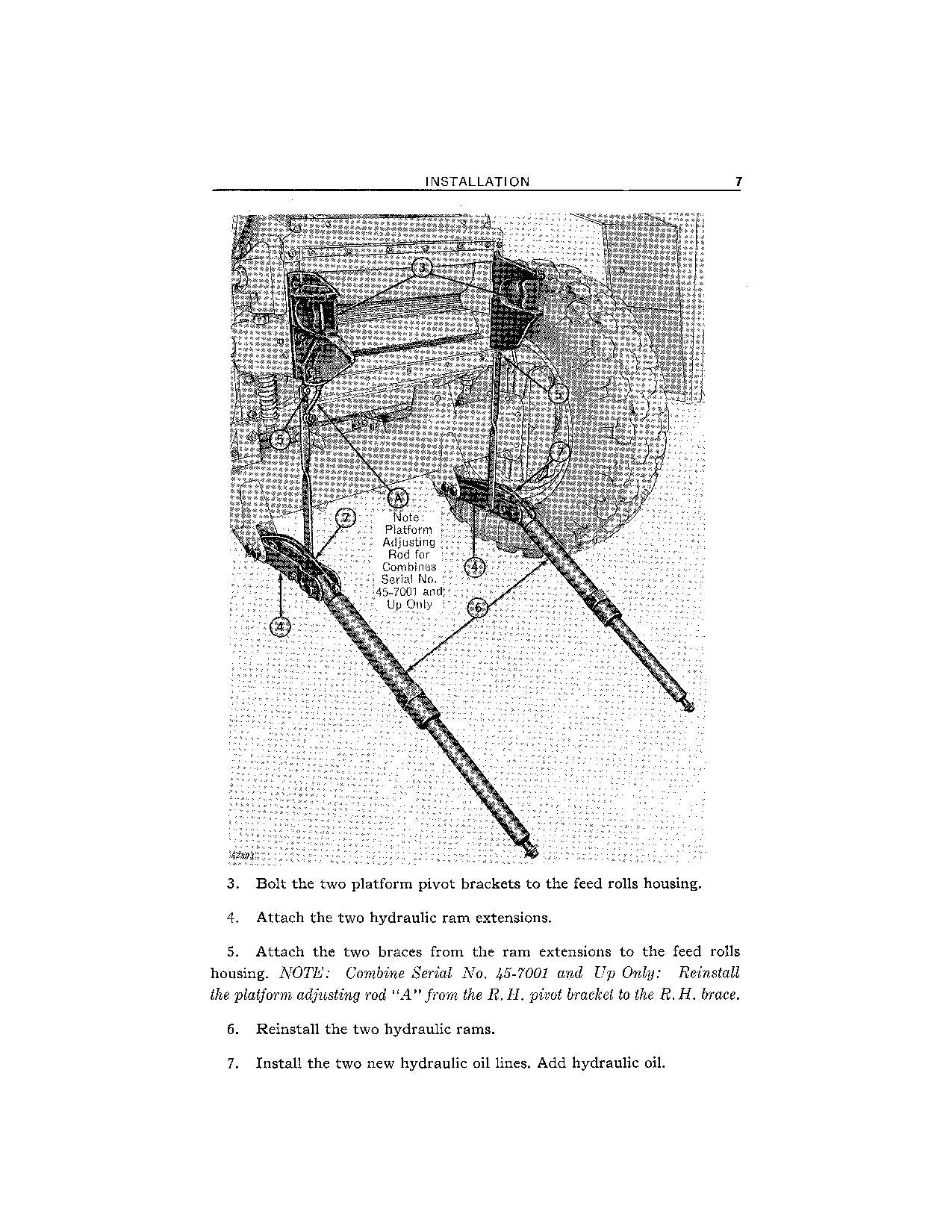 JOHN DEERE 45 MÄHDRESCHER-BETRIEBSHANDBUCH NR. 4