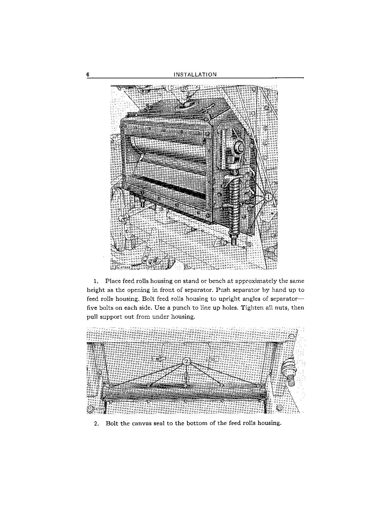 JOHN DEERE 45 MÄHDRESCHER-BETRIEBSHANDBUCH NR. 4