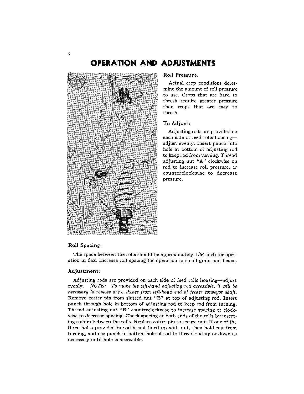 JOHN DEERE 45 MÄHDRESCHER-BETRIEBSHANDBUCH NR. 4