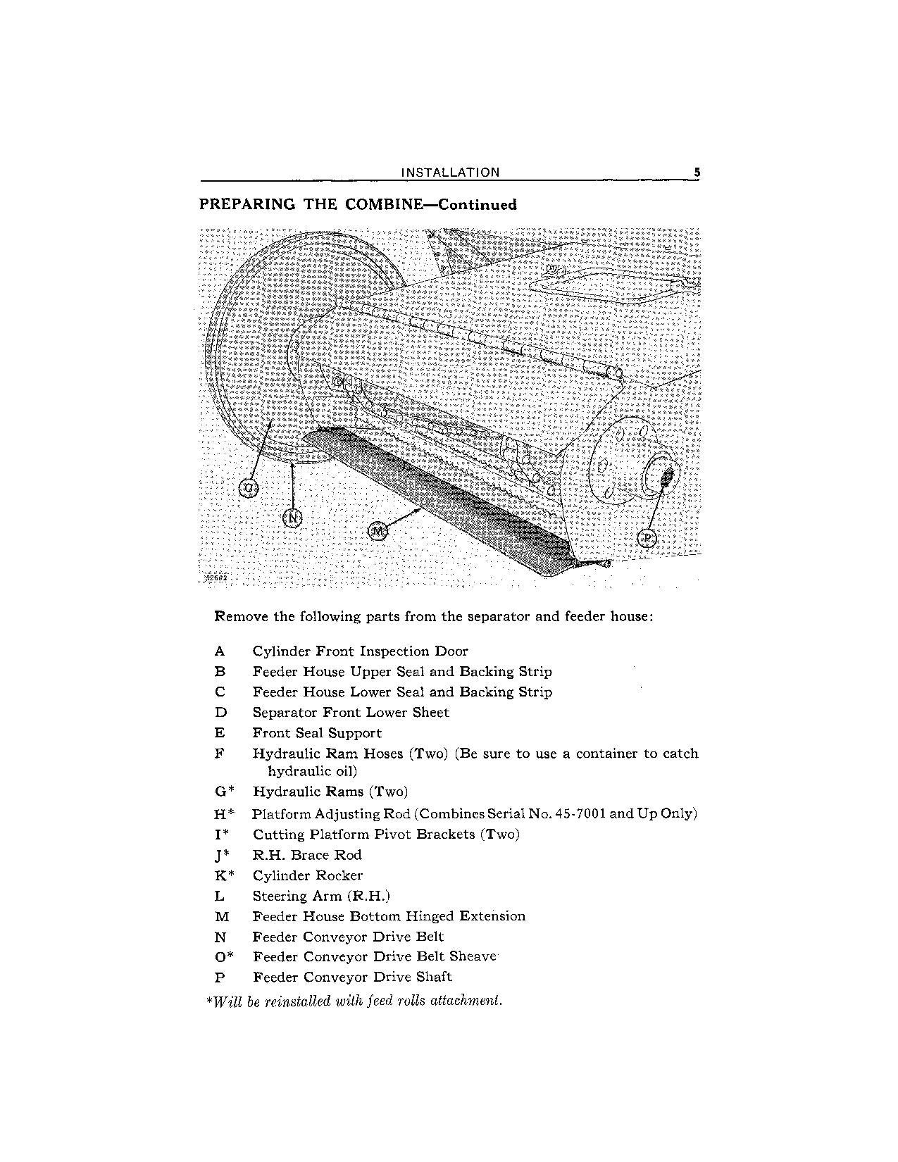 JOHN DEERE 45 MÄHDRESCHER-BETRIEBSHANDBUCH NR. 4