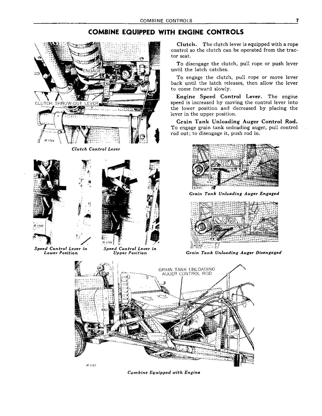 JOHN DEERE 30 MÄHDRESCHER-BETRIEBSHANDBUCH