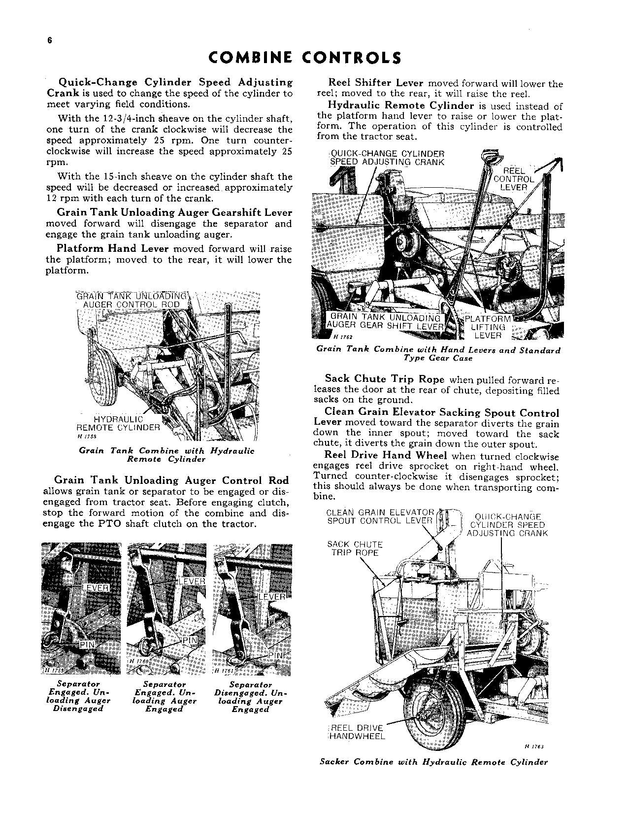 JOHN DEERE 30 MÄHDRESCHER-BETRIEBSHANDBUCH