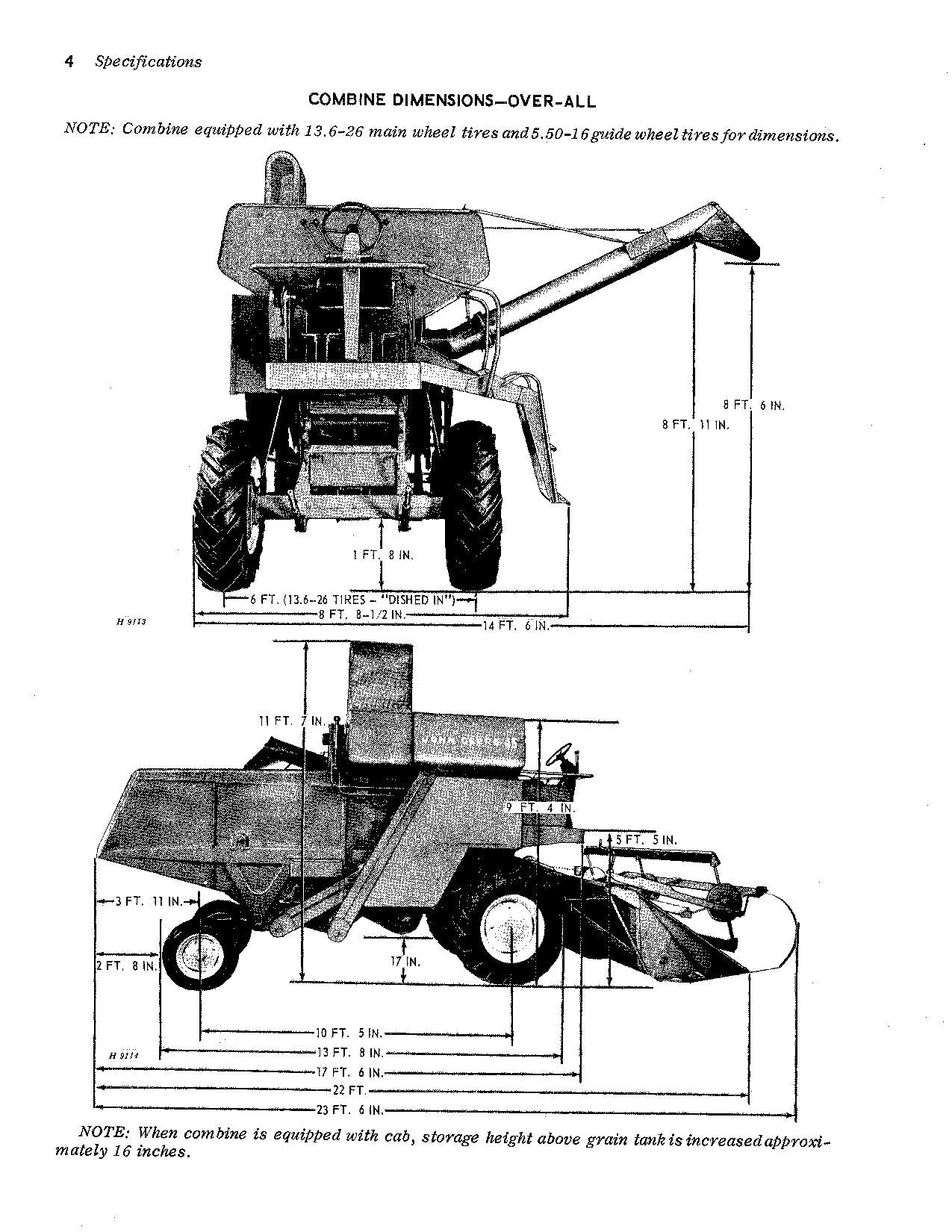 JOHN DEERE 45 MÄHDRESCHER-BETRIEBSHANDBUCH NR. 5