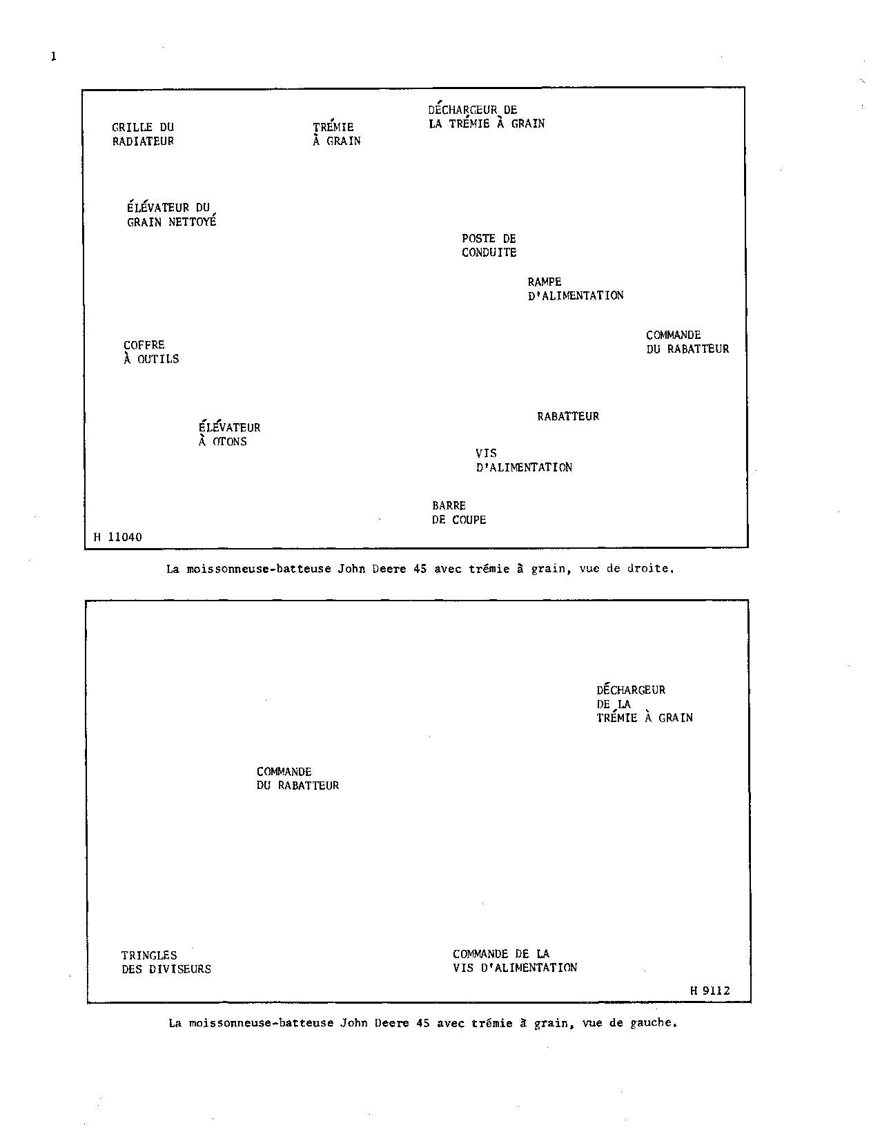 JOHN DEERE 45 MÄHDRESCHER-BETRIEBSHANDBUCH NR. 5