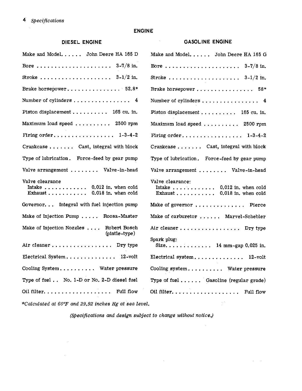 JOHN DEERE 45 COMBINE OPERATOR MANUAL #6