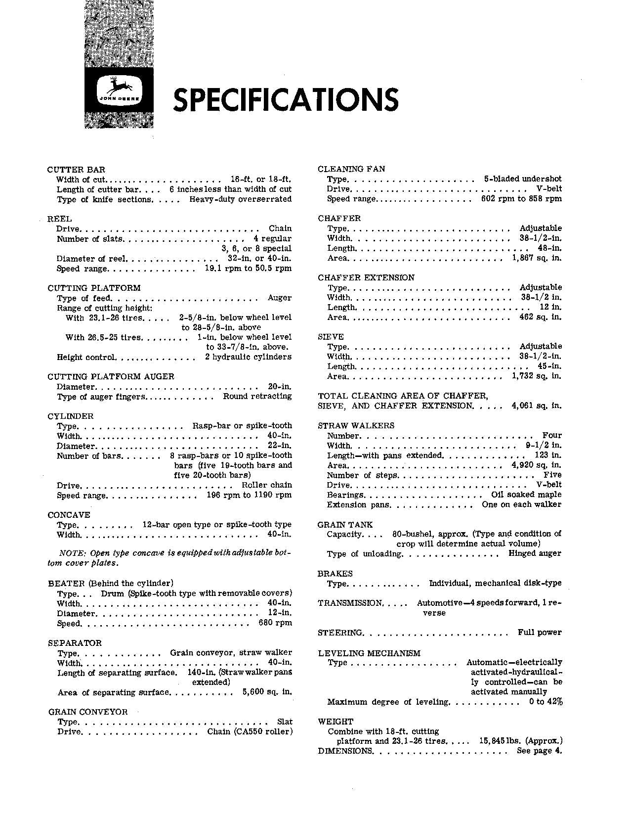 JOHN DEERE 95H MÄHDRESCHER-BETRIEBSHANDBUCH Nr. 2