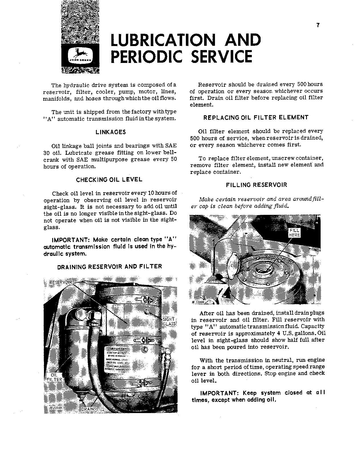 JOHN DEERE 55 COMBINE OPERATOR MANUAL #3