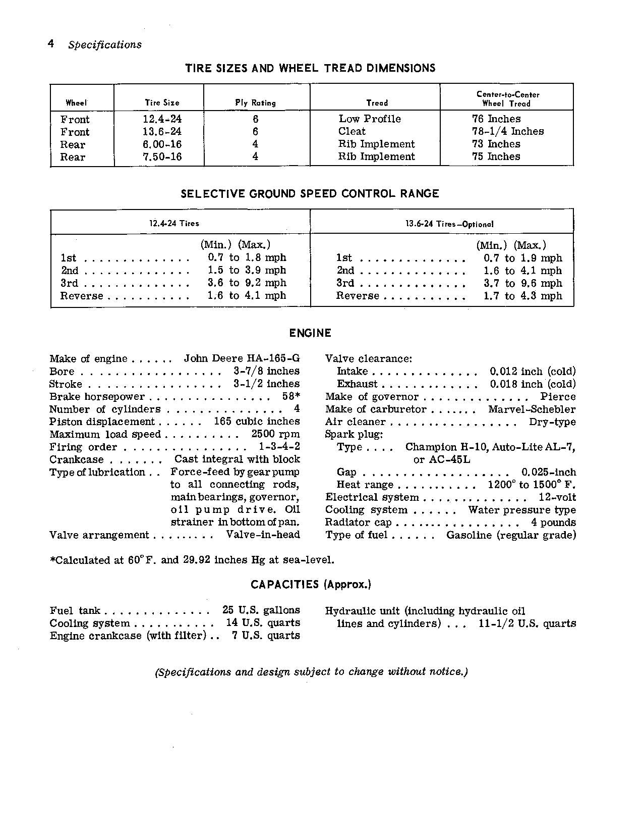 JOHN DEERE 111 COMBINE OPERATOR MANUAL